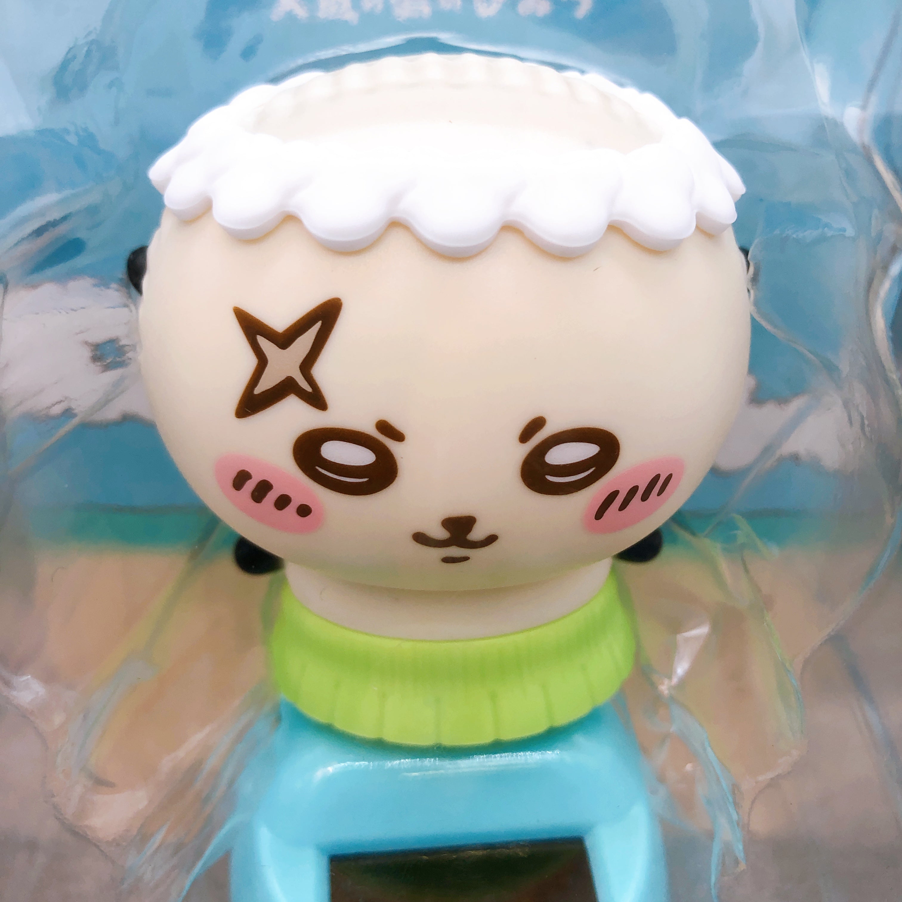 Chiikawa the Movie Rakko Solar Powered Bobblehead Swaying Figure Parade Japan