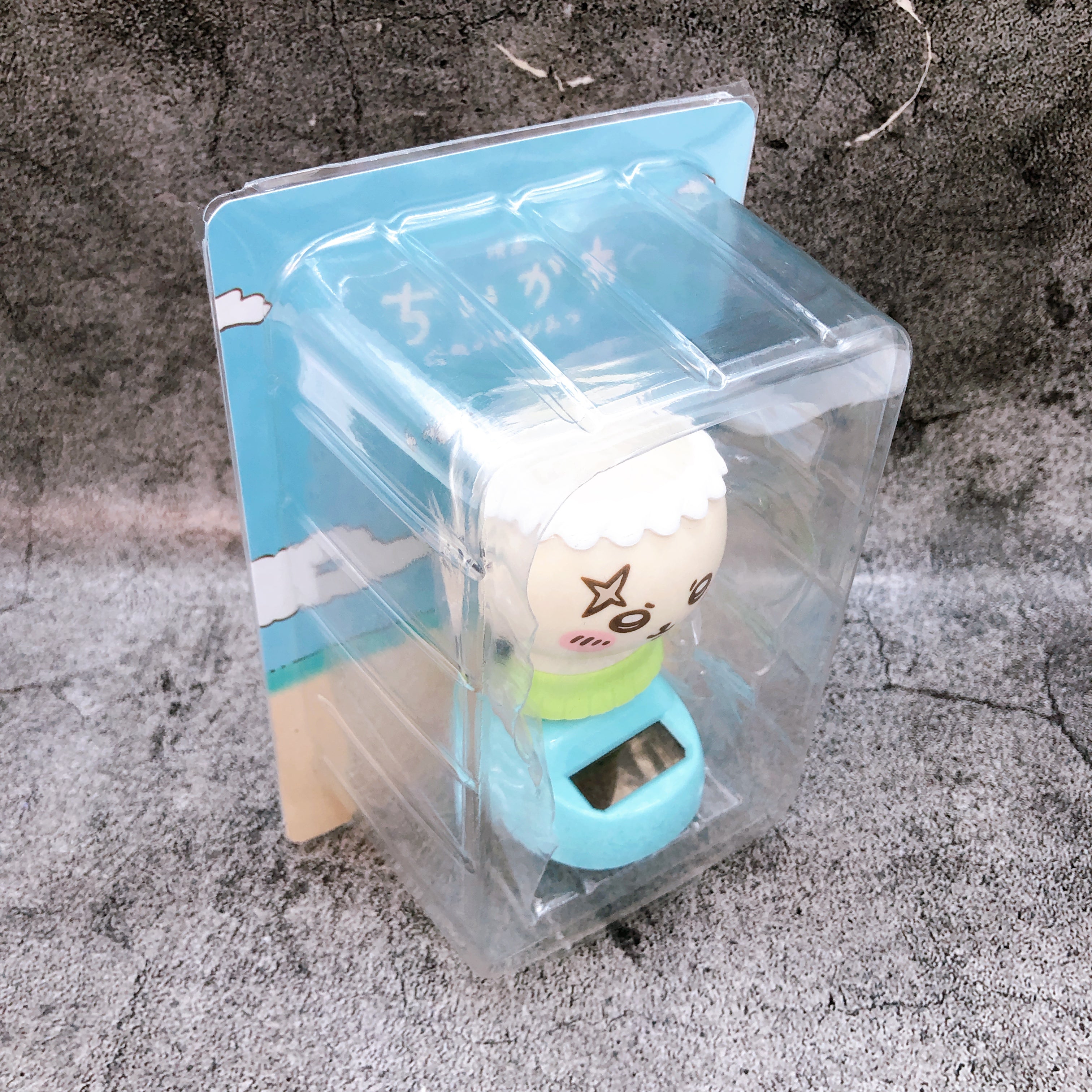 Chiikawa the Movie Rakko Solar Powered Bobblehead Swaying Figure Parade Japan