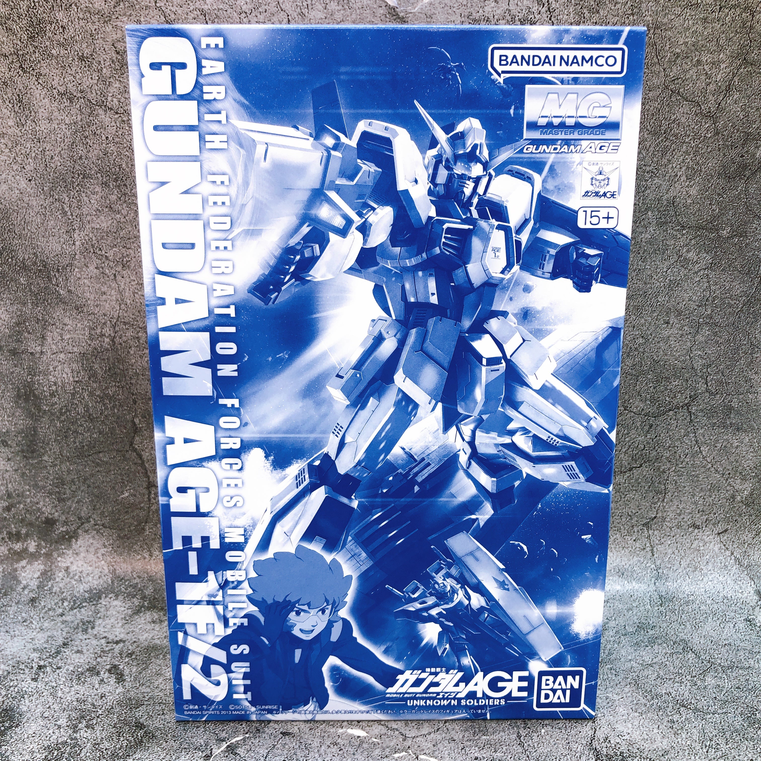 MG 1/100 Gundam AGE-1F/2 Unit 2 Gunpla Model Kit 15+ Premium Bandai NEW FASTSHIP