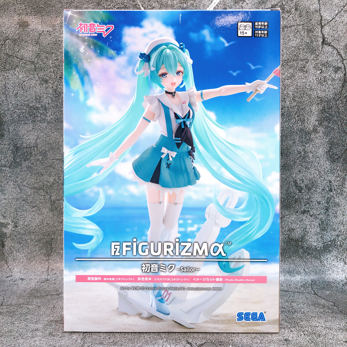 Hatsune Miku Sailor FIGURIZMα Figure SEGA Japan Sealed AUTHENTIC FASTSHIP 15+
