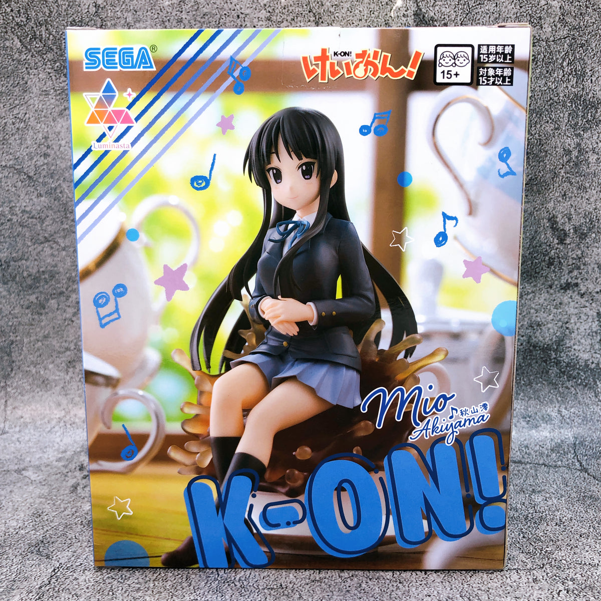 K-ON! Mio Akiyama Luminasta Figure SEGA Japan Sealed AUTHENTIC FASTSHIP 15+