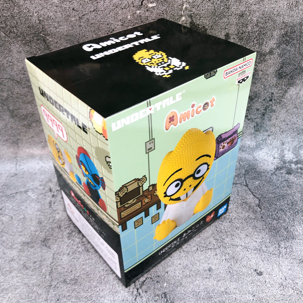 UNDERTALE Alphys Amicot Figure BANPRESTO Japan Sealed AUTHENTIC FASTSHIP 15+