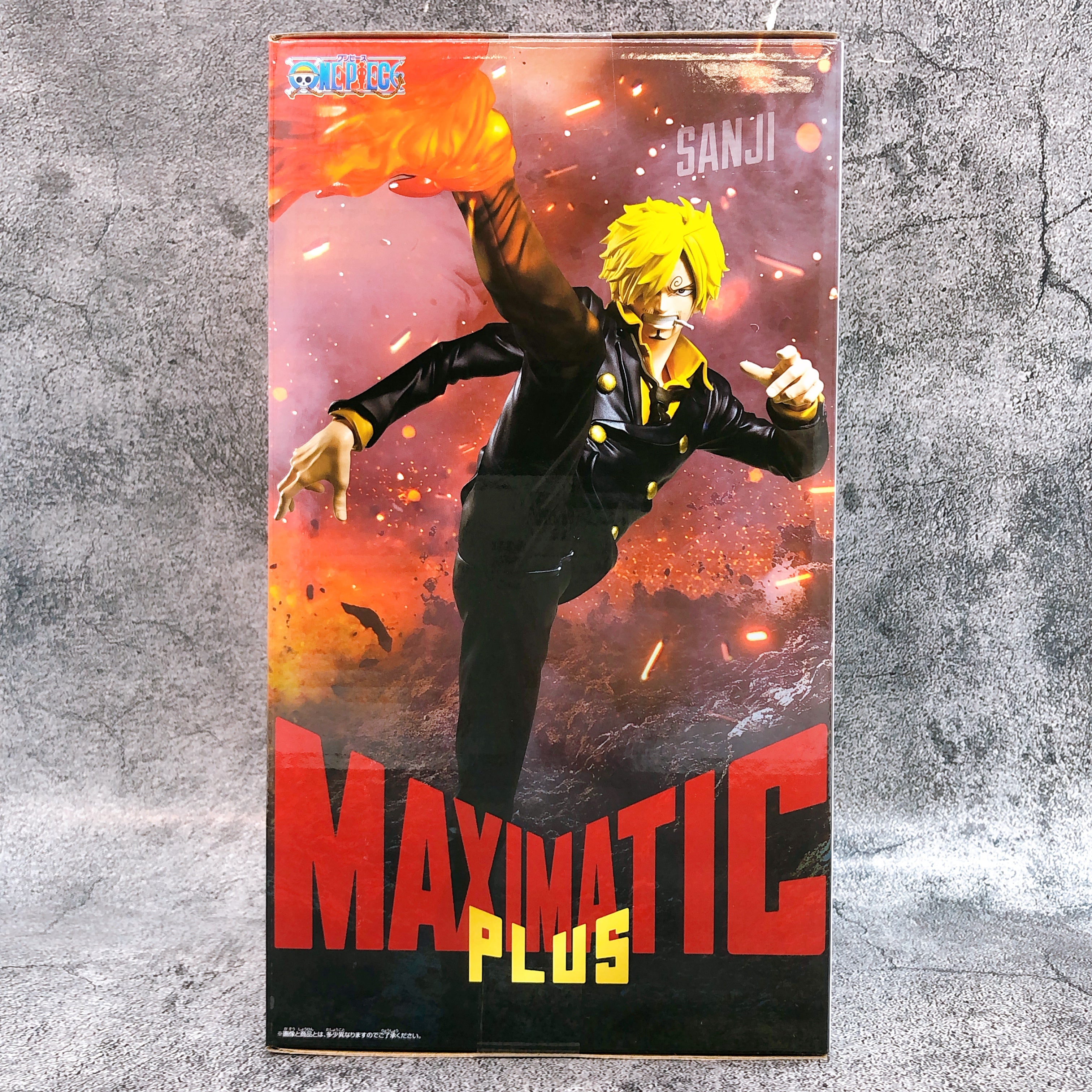 One Piece Sanji Diable Jambe MAXIMATIC PLUS Figure BANPRESTO Japan AUTHENTIC