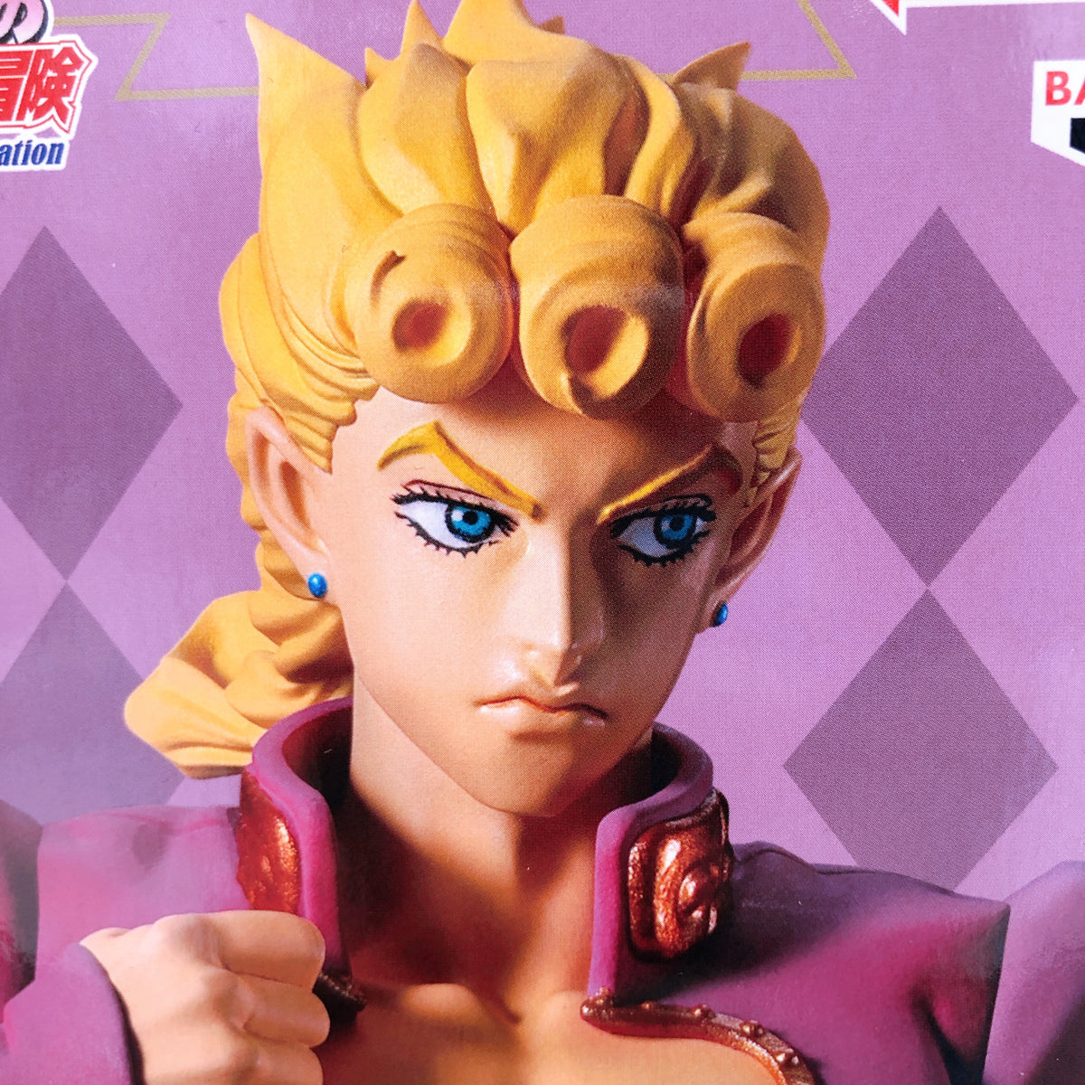 JoJo's Bizarre Adventure Golden Wind Giorno Giovanna Mometria Figure BANPRESTO