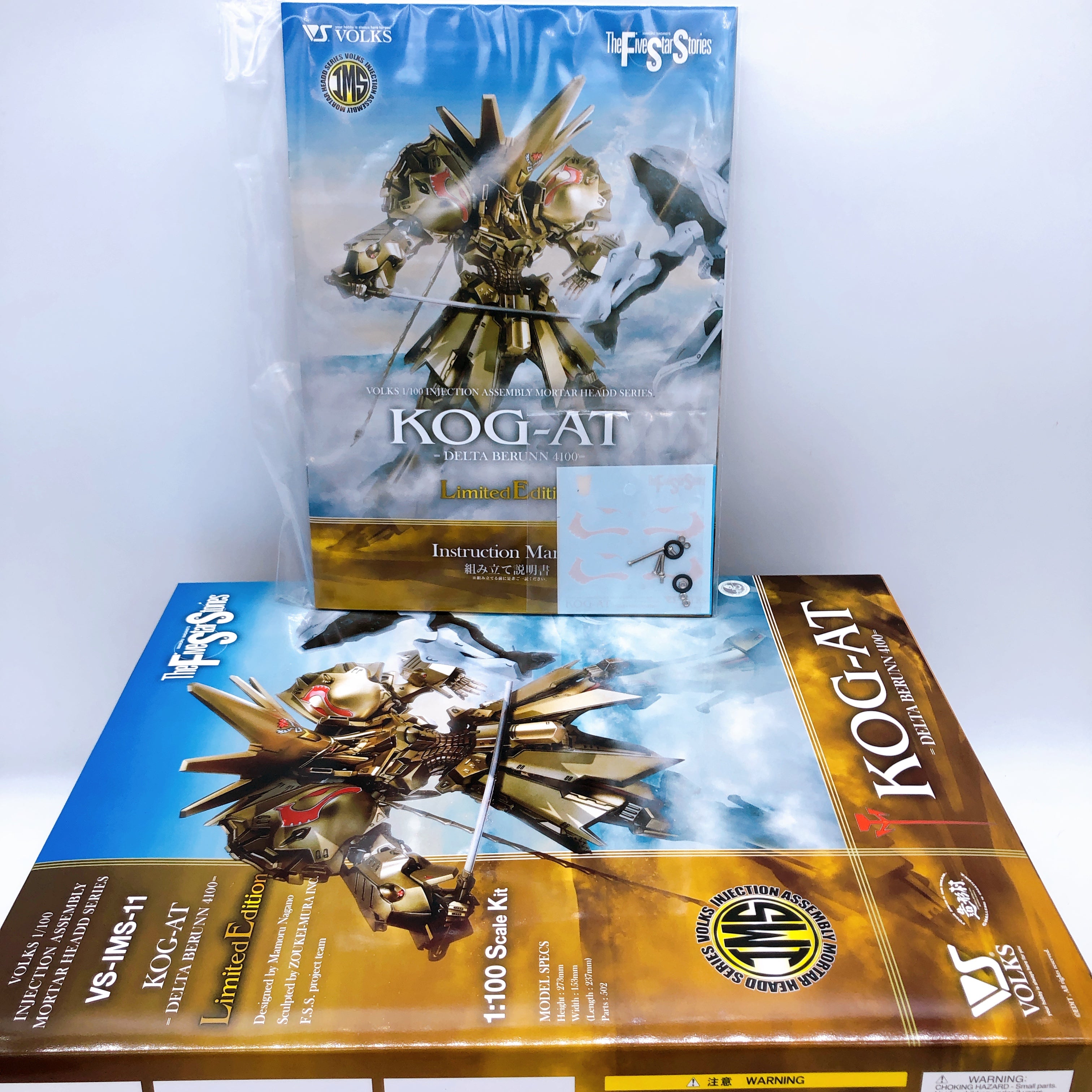 VOLKS IMS KOG-AT Delta Berunn 4100 Limited Edition 1/100 Kit 15+ VOLKS Japan NEW