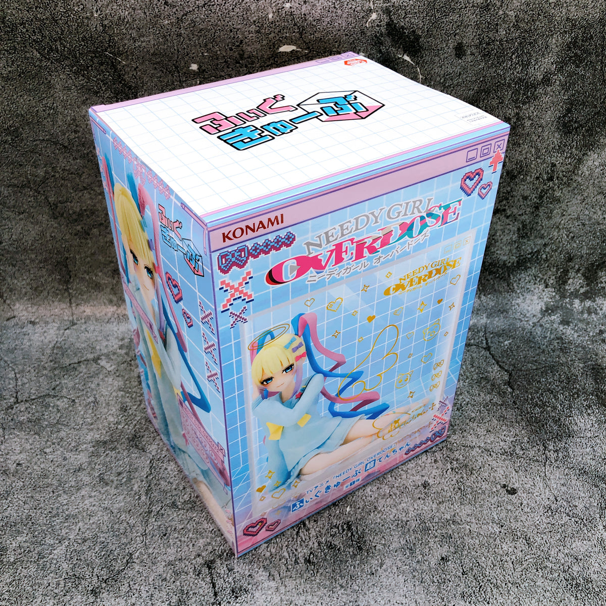 NEEDY GIRL OVERDOSE OMG Kawaii Angel Fig Cube Figure Konami Japan FASTSHIP 15+