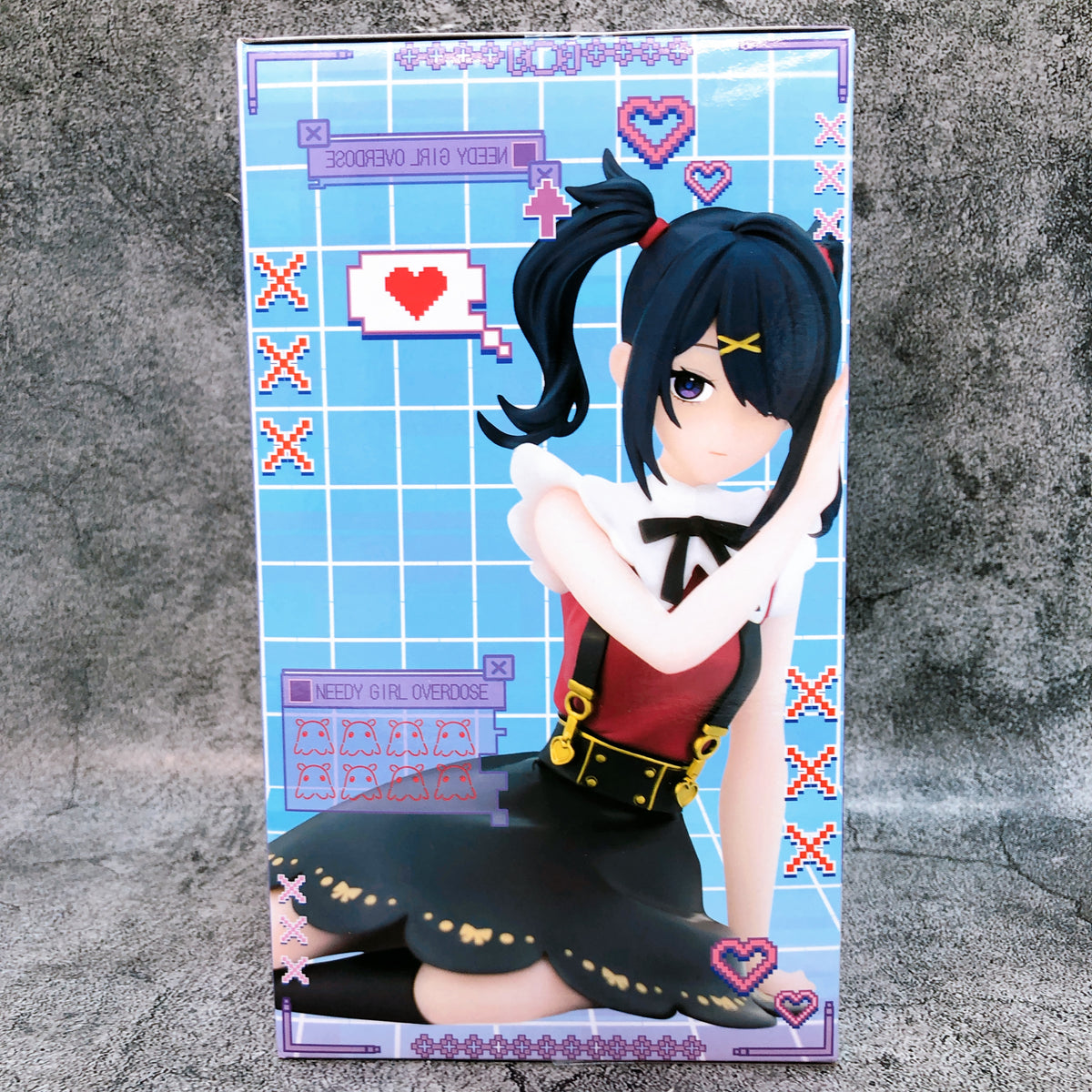 NEEDY GIRL OVERDOSE Ame-chan Fig Cube Figure Konami Japan AUTHENTIC FASTSHIP 15+