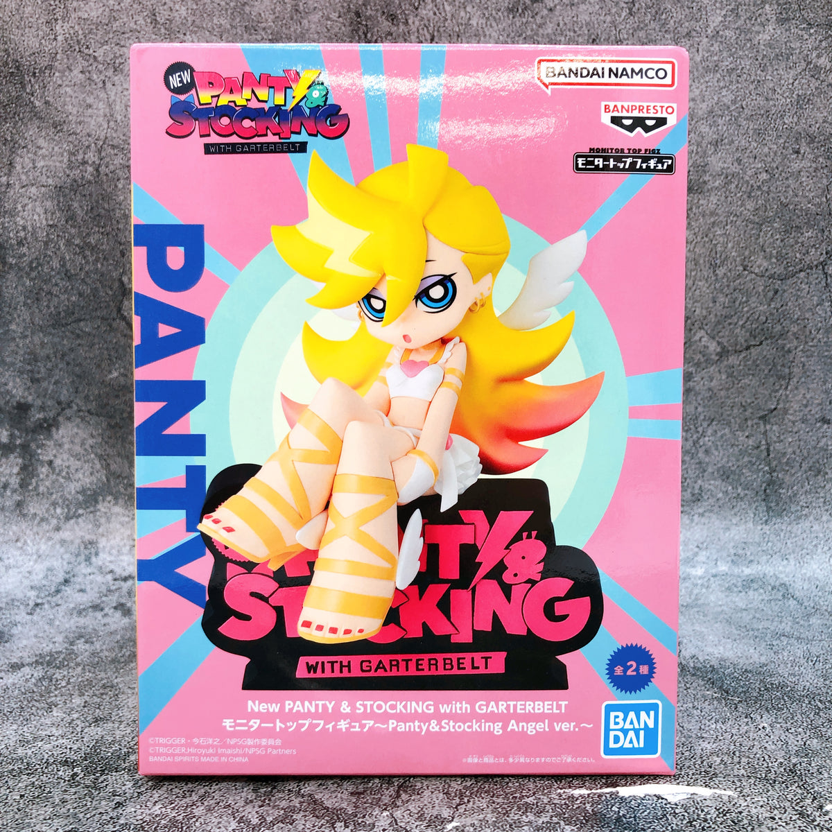 New PANTY＆STOCKING with GARTERBELT Panty Angel Monitor Top Figure BANPRESTO 15+