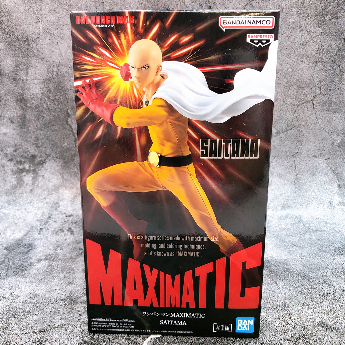One Punch Man Saitama Figure MAXIMATIC BANPRESTO Japan NEW FASTSHIP GENUINE 15+