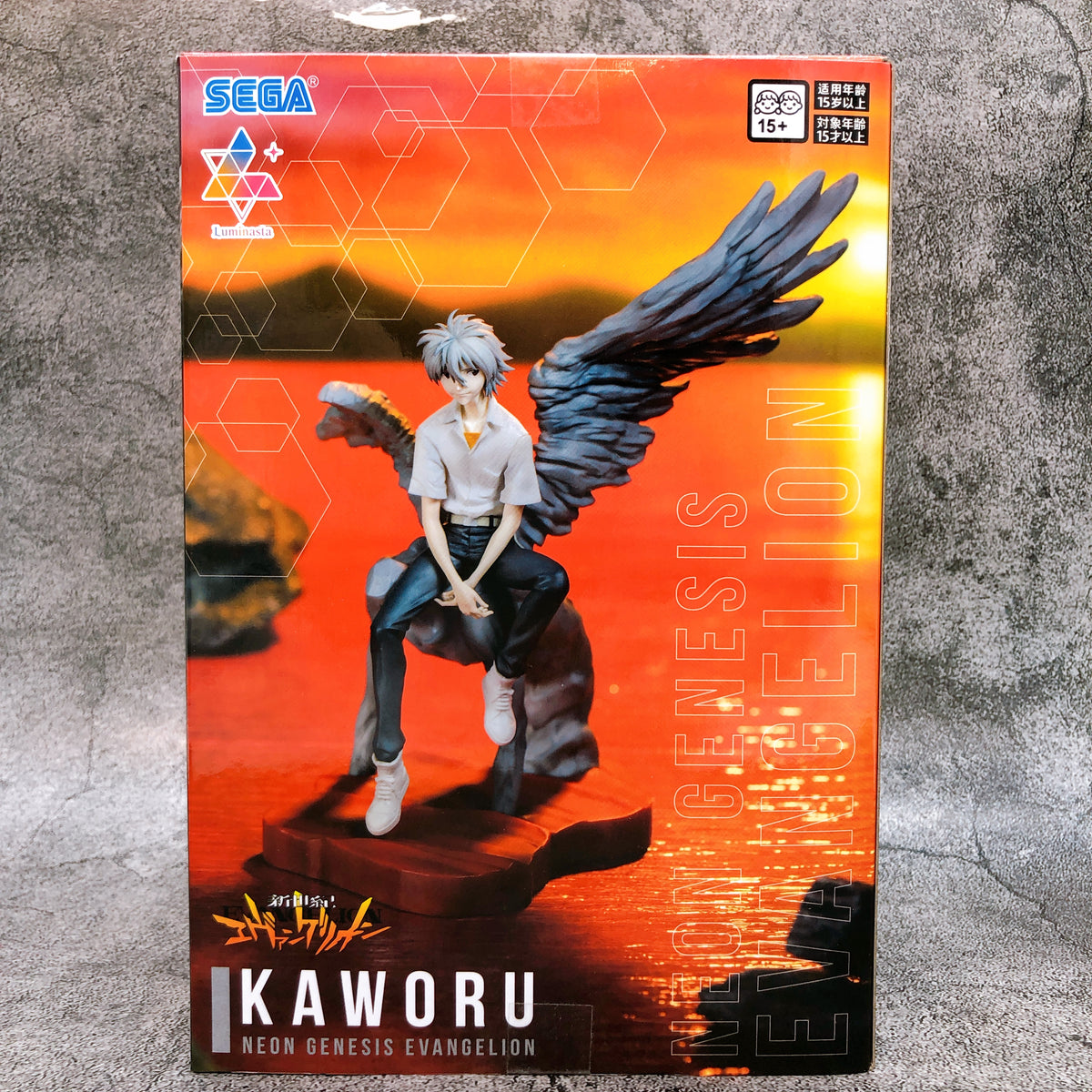 Neon Genesis Evangelion Kaworu Nagisa Figure Luminasta SEGA Japan FASTSHIP 15+