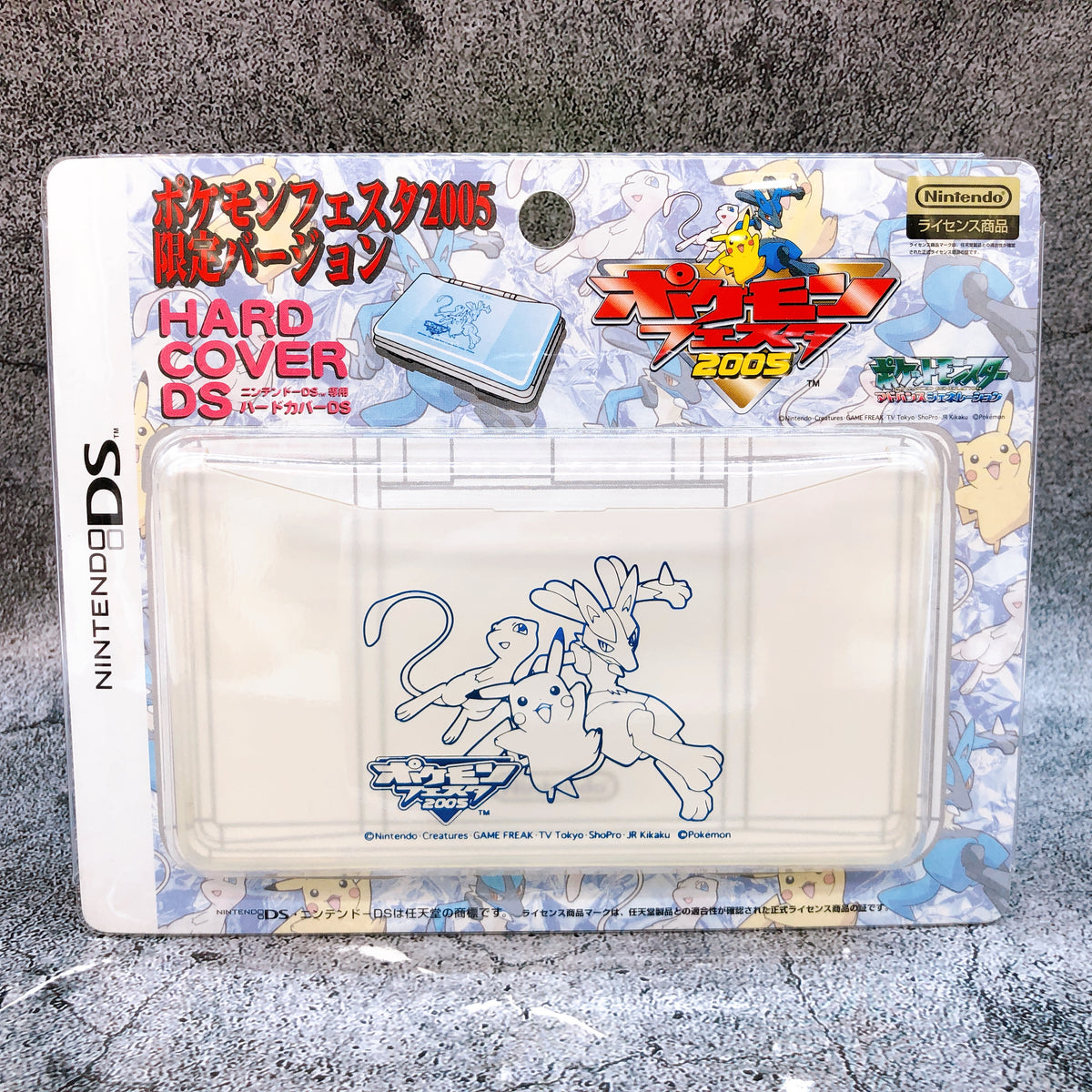 Nintendo DS Hard Cover Case Pokemon Festa 2005 Limited Ver Rare Accessories NEW
