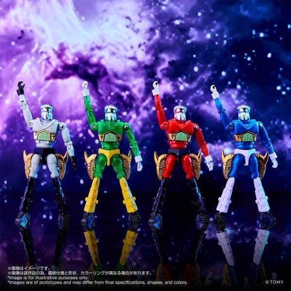 LEGACYSOUL Microman Command No.2 Action Figure 4pcs T-Spark Takara Tomy Japan