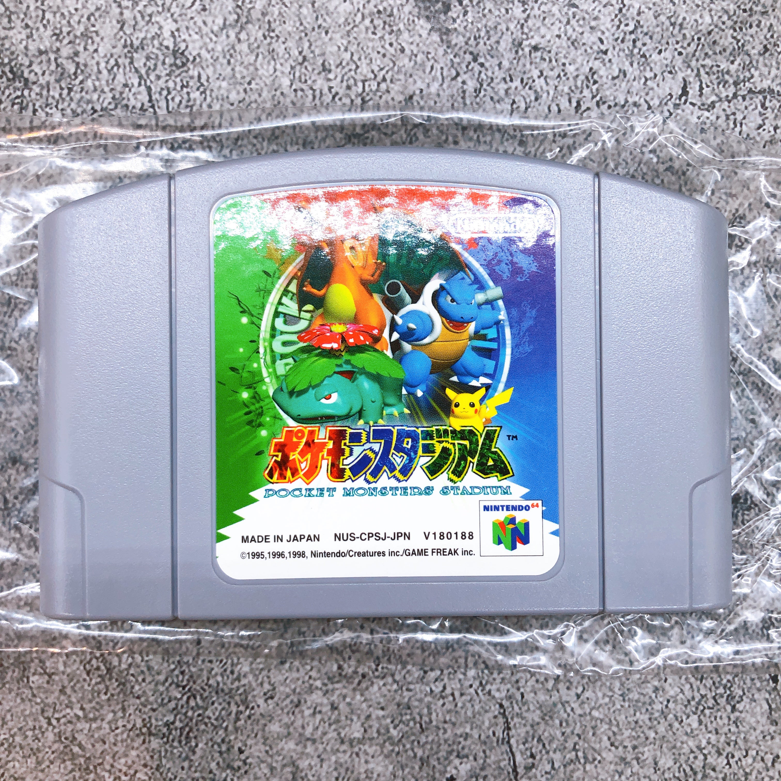 Nintendo 64 Pokemon Stadium 64GB Pack Set N64 Digital Works Japan Game in Stock