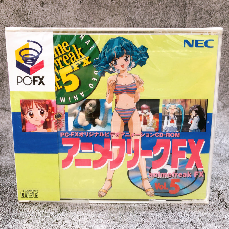 PC-FX ANIME FREAK FX Vol.5 NEC Japan 1997 Retro PC FX Game Sealed New