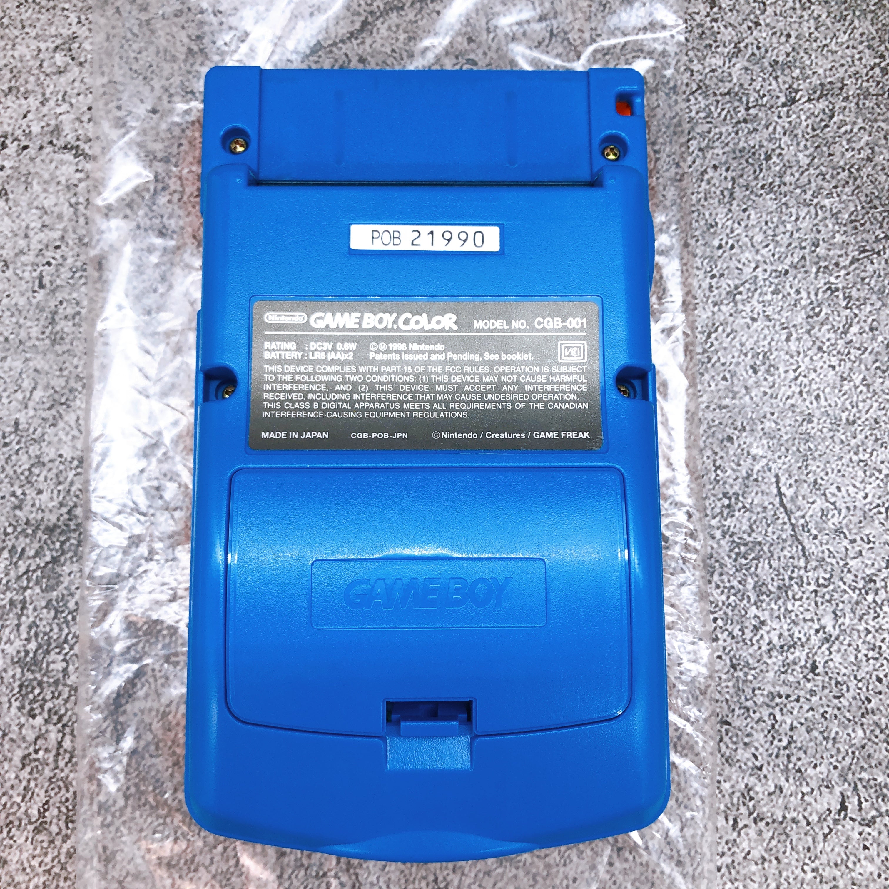 Nintendo Game Boy Color Pokemon Center 3rd Anniversary Limited Gameboy Console