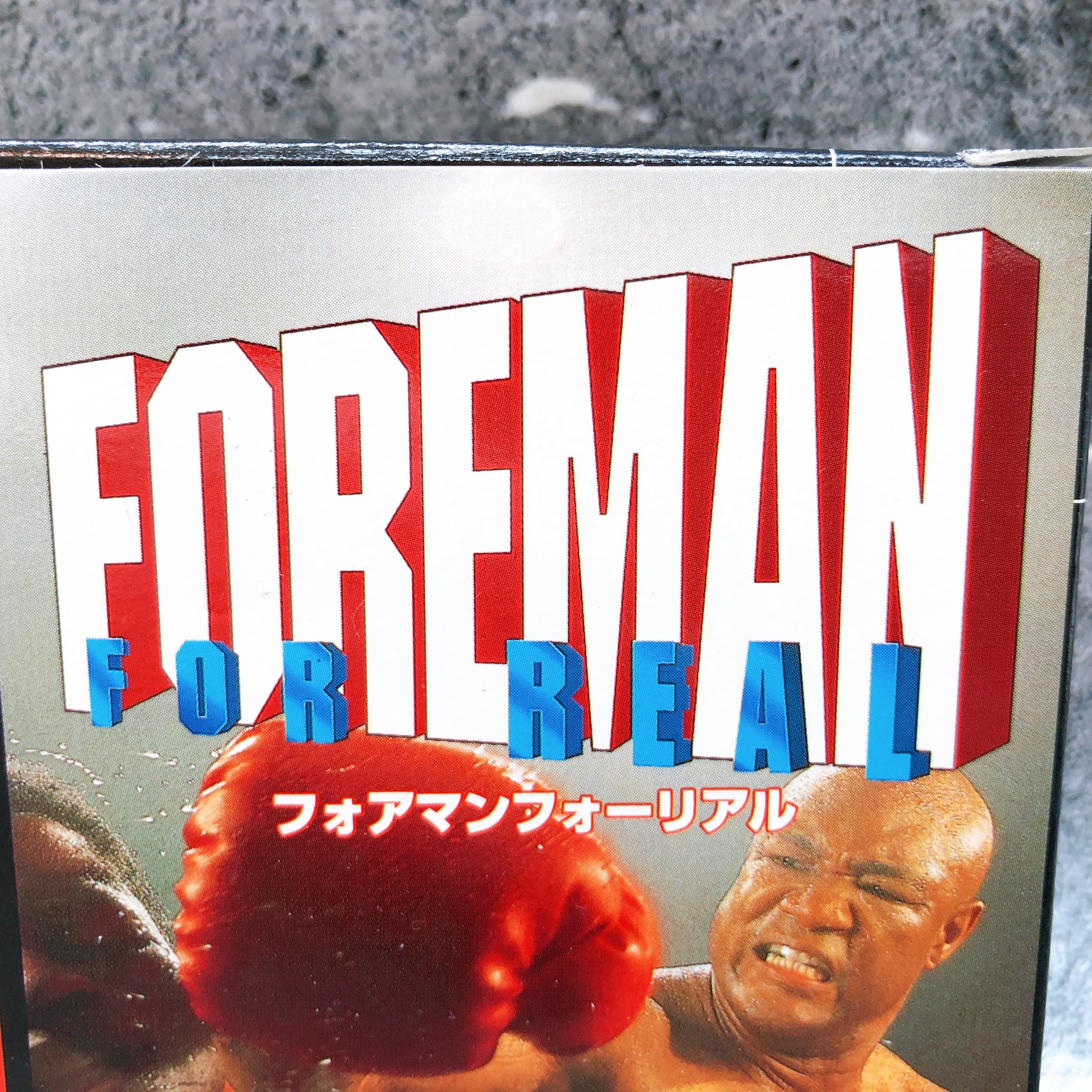Sega Game Gear Foreman For Real GG Acclaim Japan Boxing Rare  Retro Game