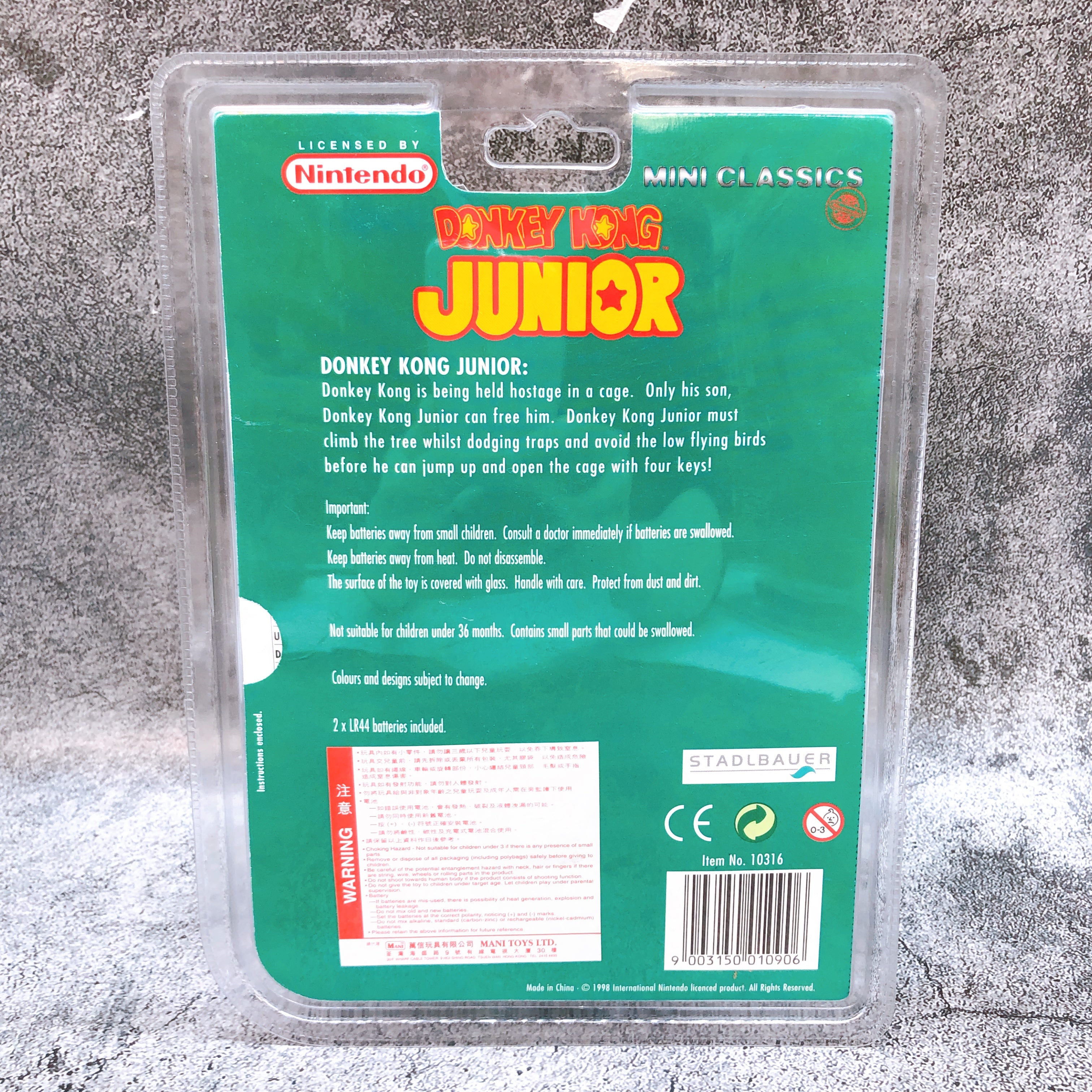 Nintendo Game & Watch DONKEY KONG JUNIOR MINI CLASSICS Game Console Sealed NEW
