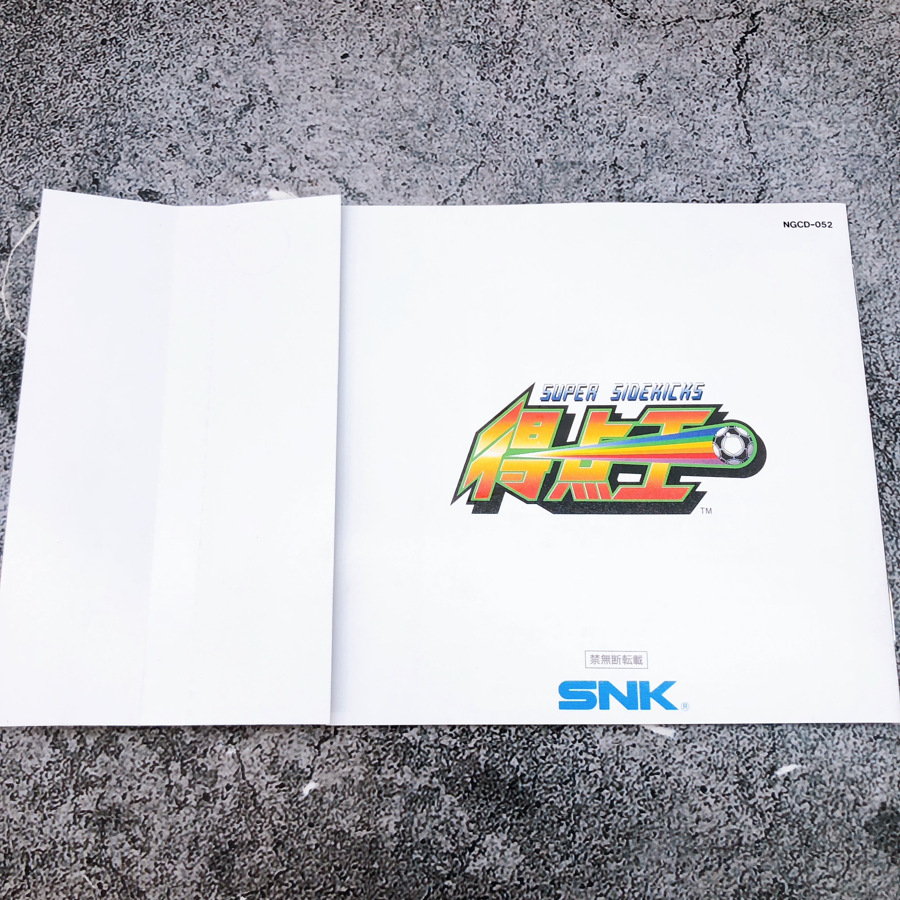 Neo Geo CD Super Sidekicks Tokutenoh SNK Soccer Japan Game in Stock