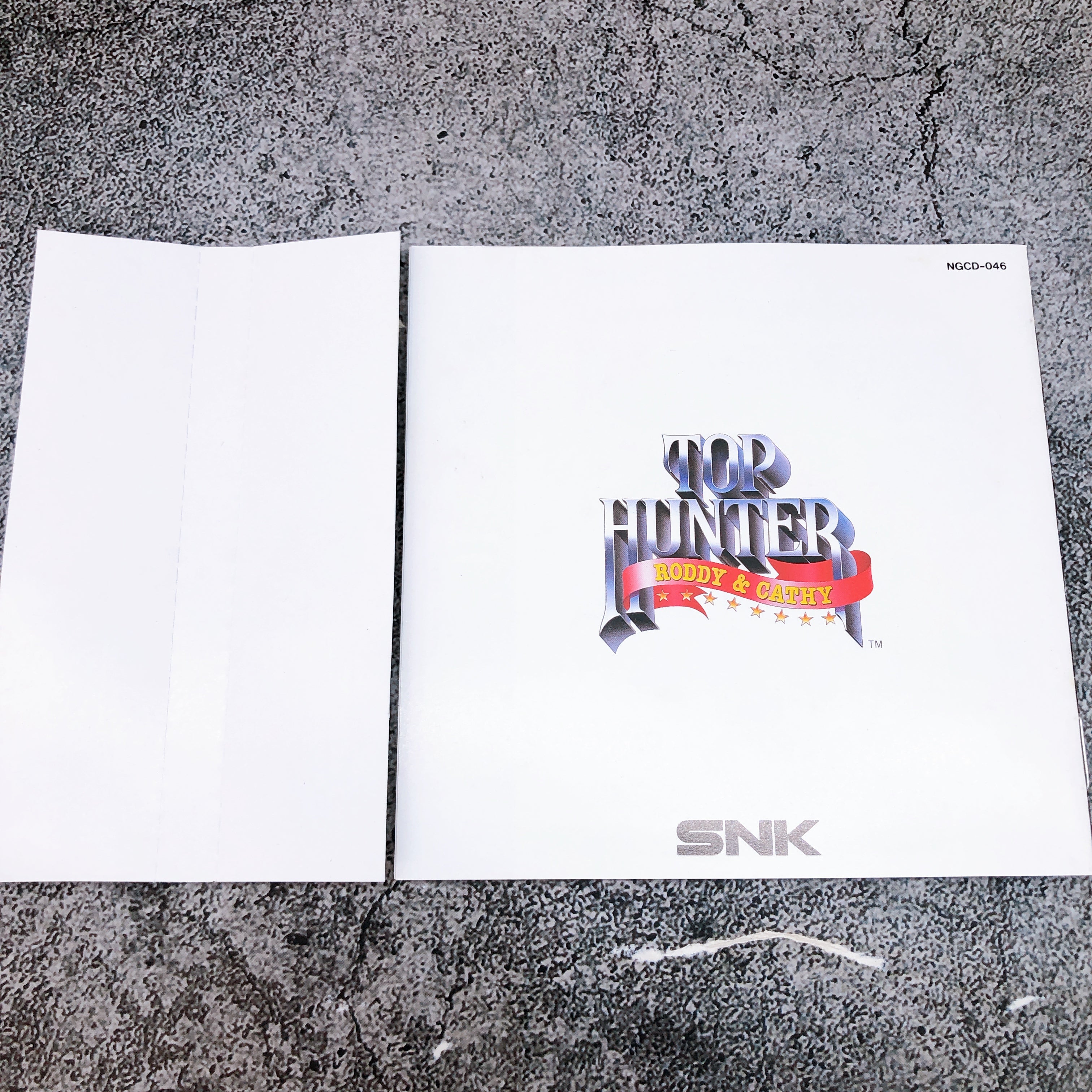Neo Geo CD Top Hunter Roddy & Cathy SNK Action Game Japan in Stock