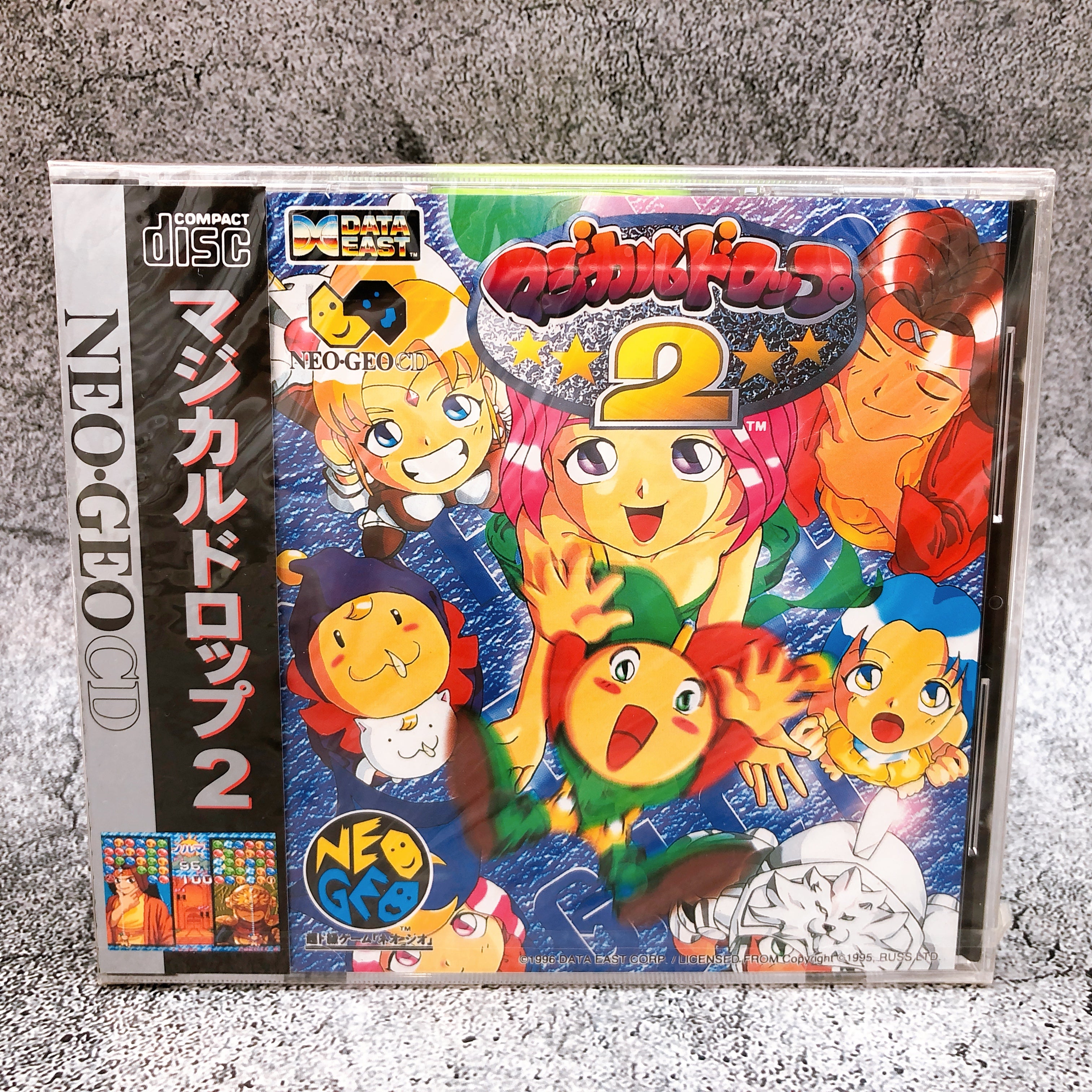 Neo Geo CD Magical Drop 2 DATA EAST Japan Game Sealed New