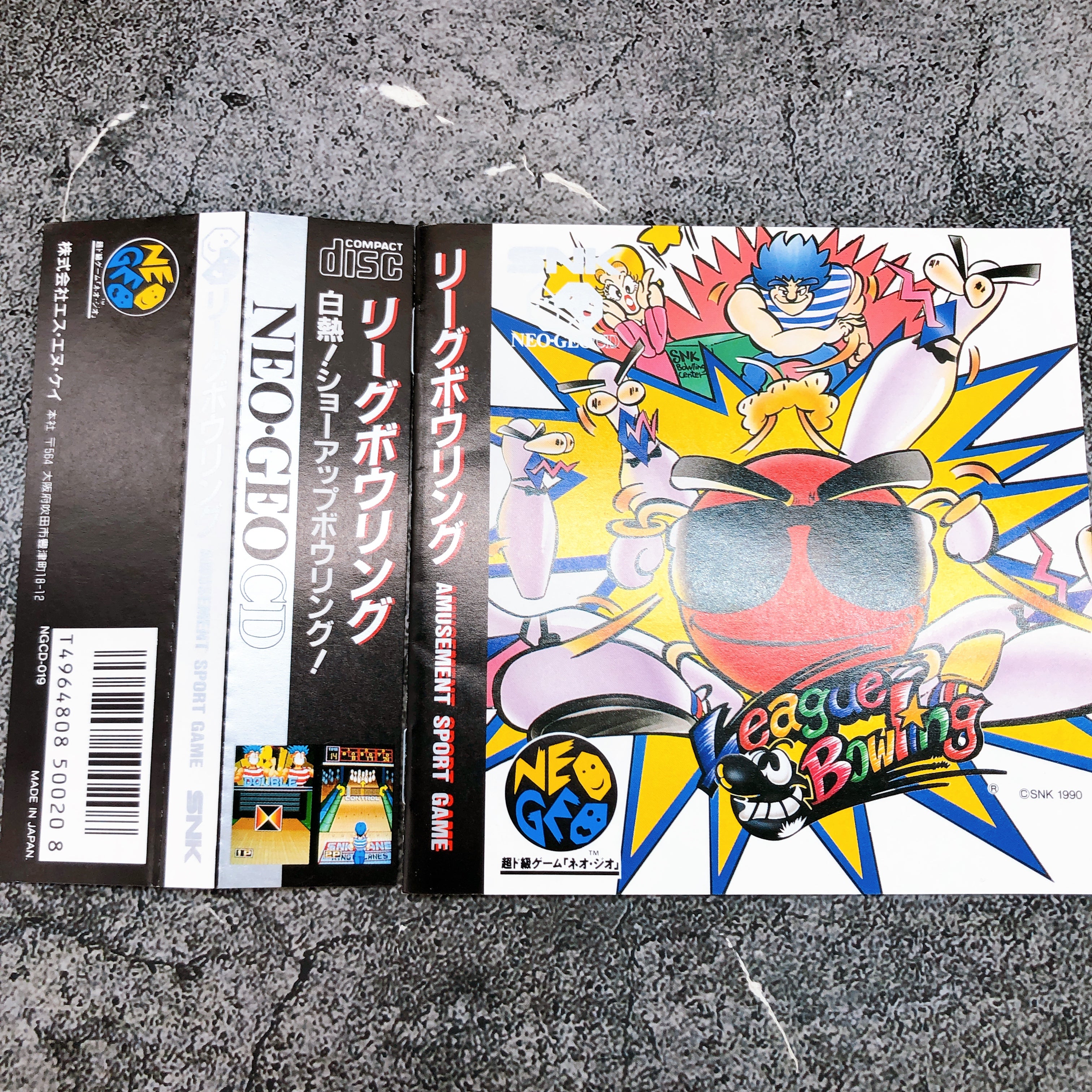 Neo Geo CD League Bowling SNK Game Japan in Stock