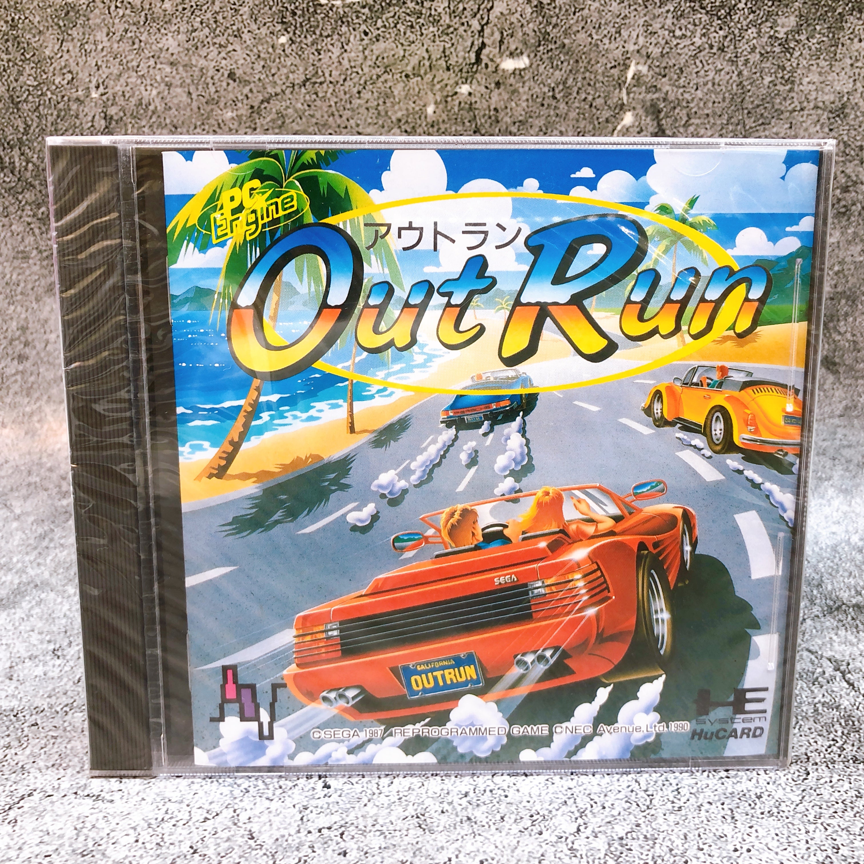 PC Engine Hu Card Out Run HE System NEC Racing Game Japan Sealed NEW AUTHENTIC