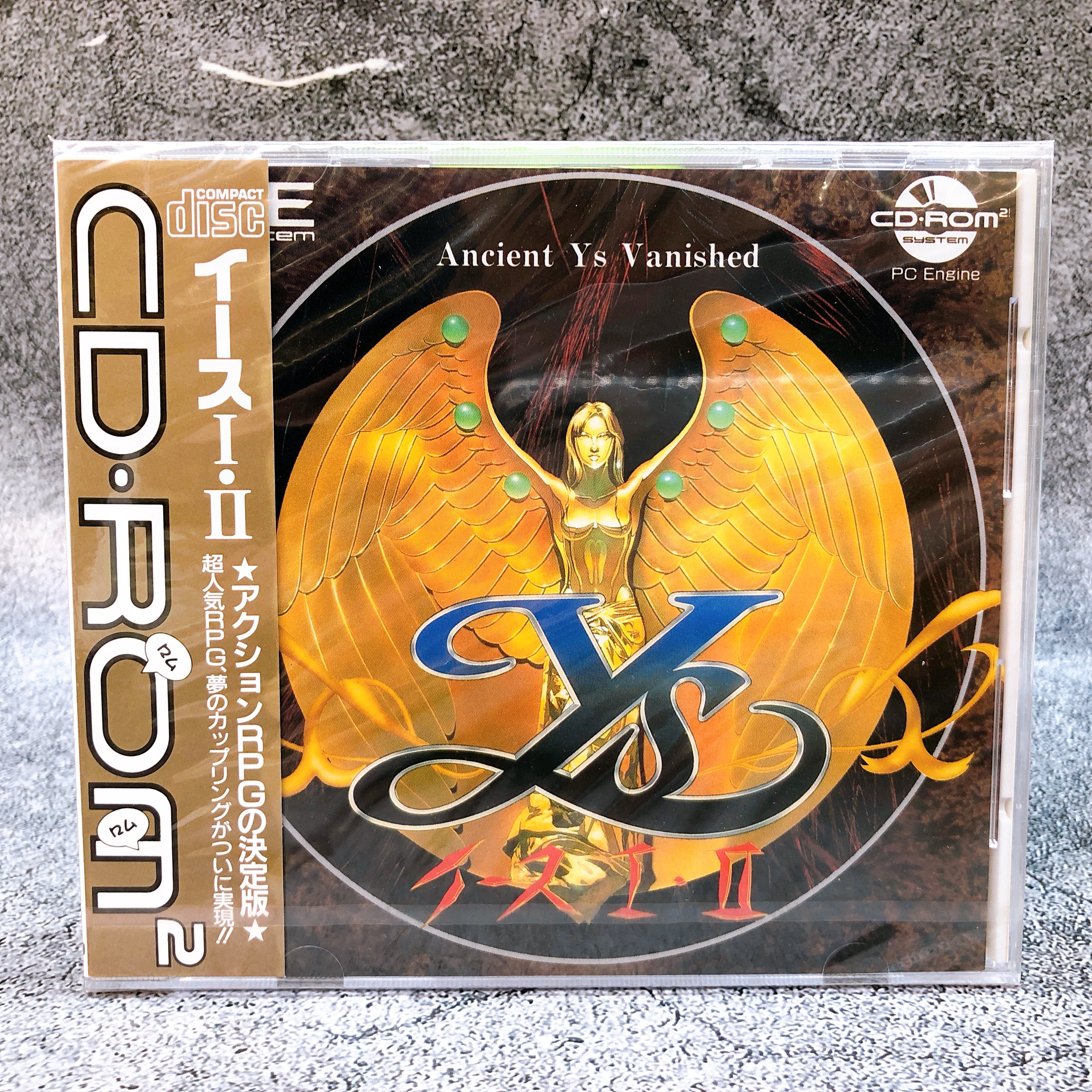 PC EngineYS I . II 1 . 2 CD ROM Hudson Soft Game Sealed New