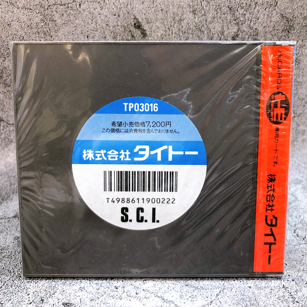 PC Engine Hu Card S.C.I. Special Criminal Investigation PCE Taito Japan Game NEW