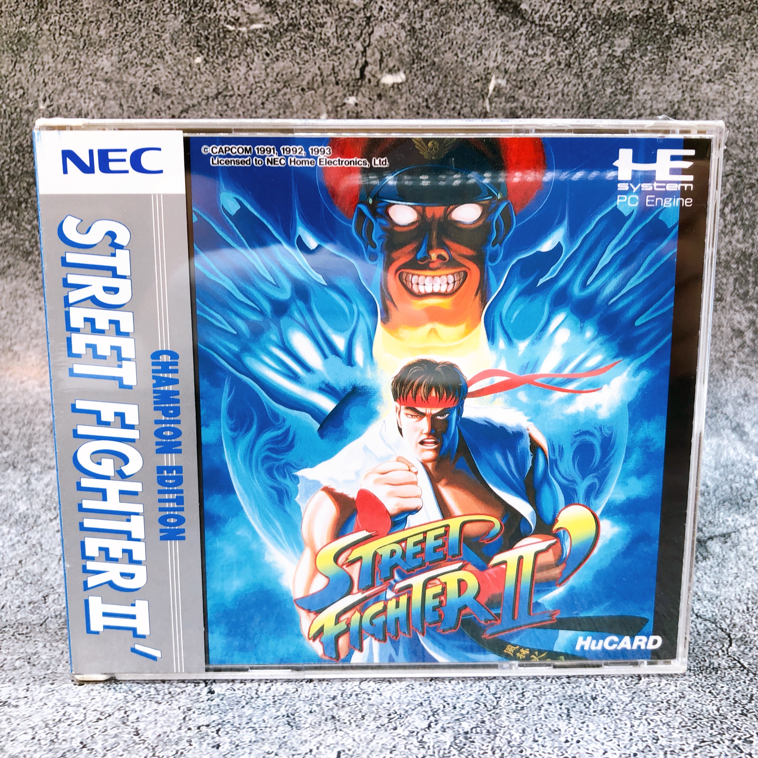 PC Engine Hu Card Street Fighter II Champion Edition Fighting Game Japan Sealed