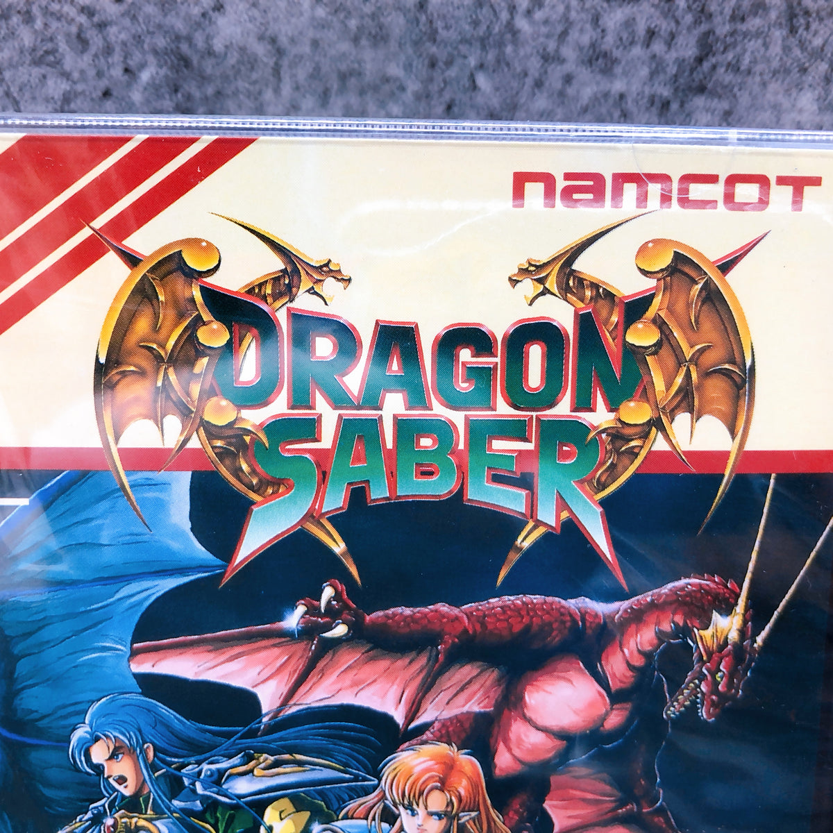 PC Engine Dragon Saber HuCARD PCE Shooting Game Namco Japan Factory Sealed NEW
