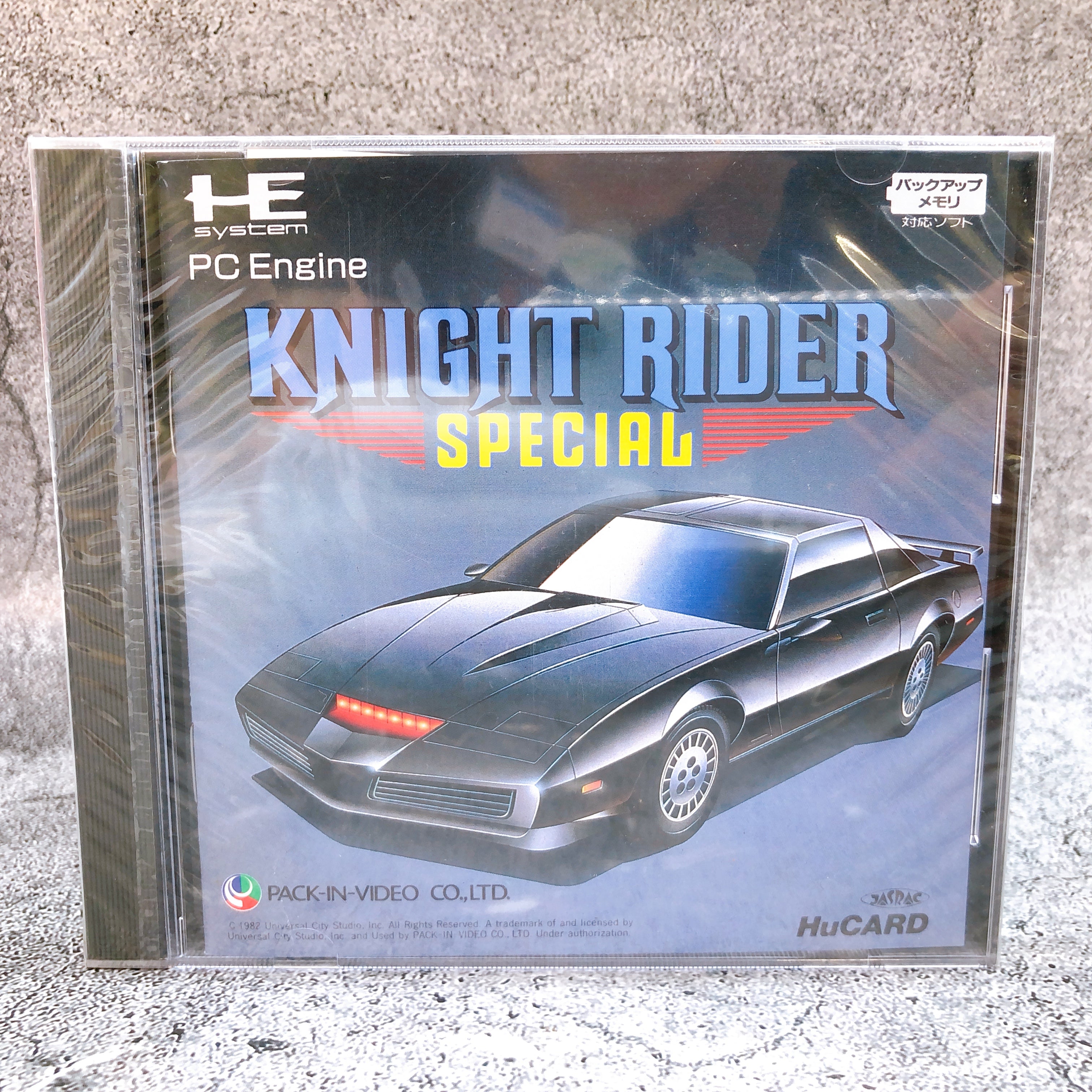 PC Engine Hu Card Knight Rider Special PCE Racing Game Japan Factory Sealed NEW