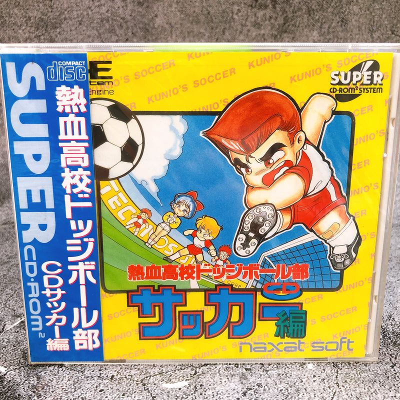 PC Engine KUNIO KUN SOCCER SUPER CD ROM SCD Naxat Japan Retro Game Sealed New