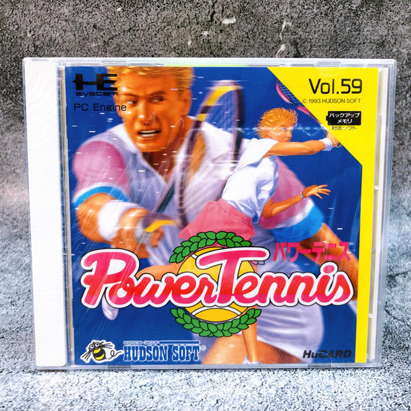 PC Engine Hu Card Power Tennis HE System Hudson Soft Japan Game Sealed