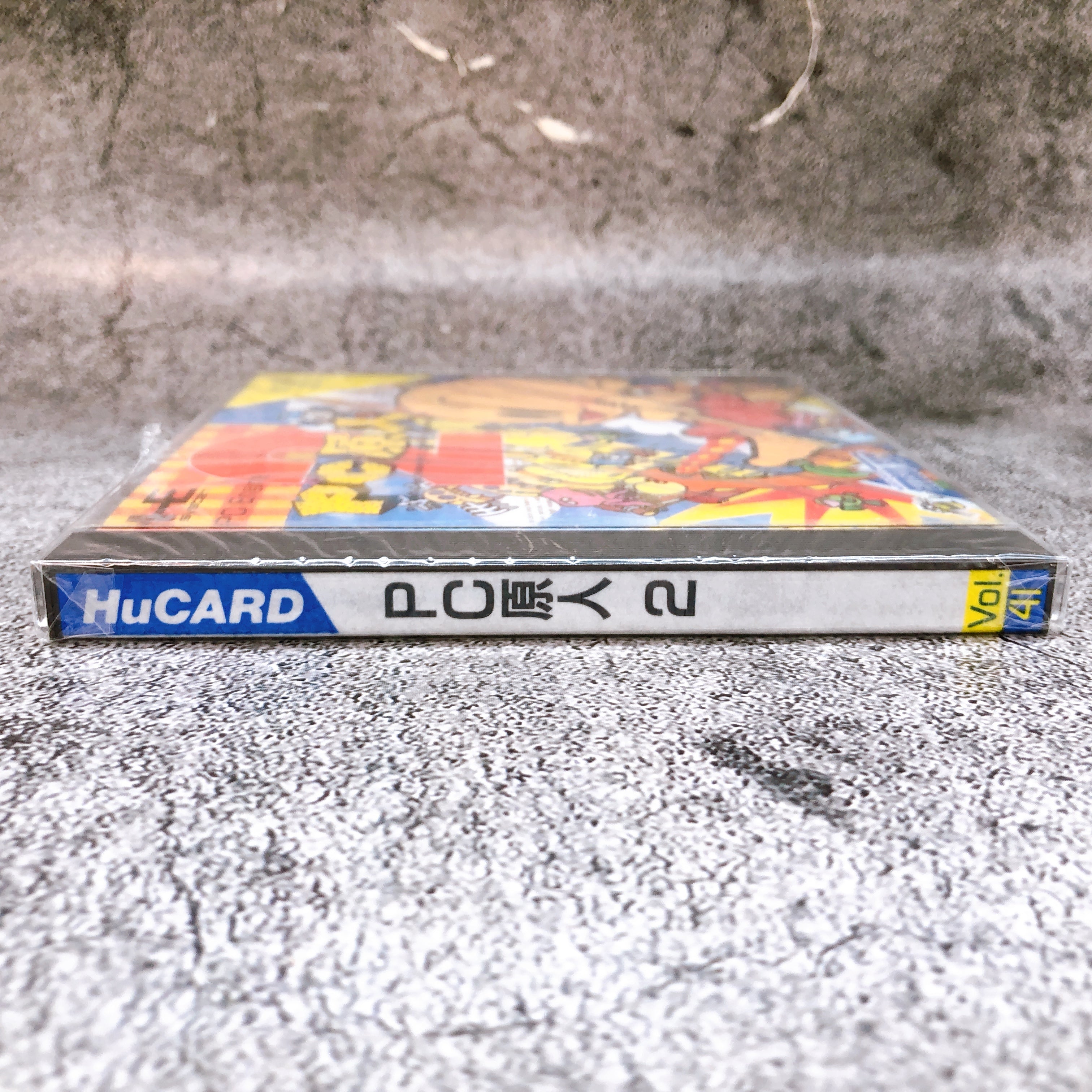 PC Engine Hu Card PC GENJIN 2 Bonk's Revenge Hudson Japan Game Sealed AUTHENTIC