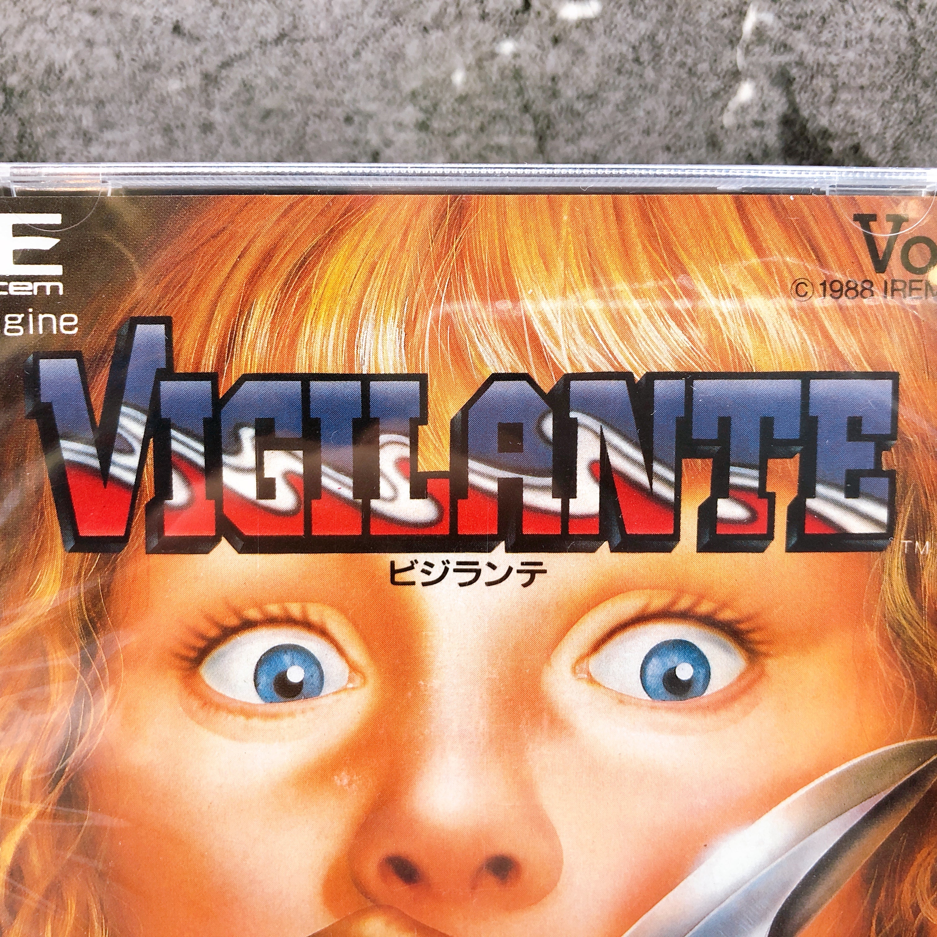 PC Engine Hu Card VIGILANTE Irem Japan Retro Game Sealed New