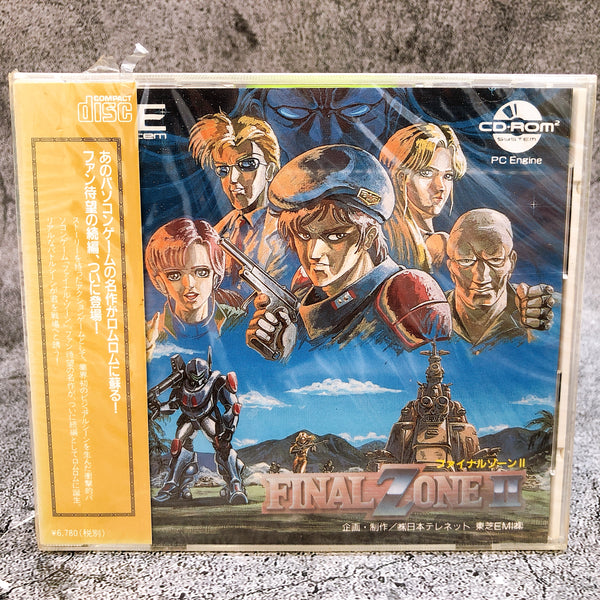 PC Engine Final Zone II 2 CD ROM Telenet Japan Retro Action Game Sealed New