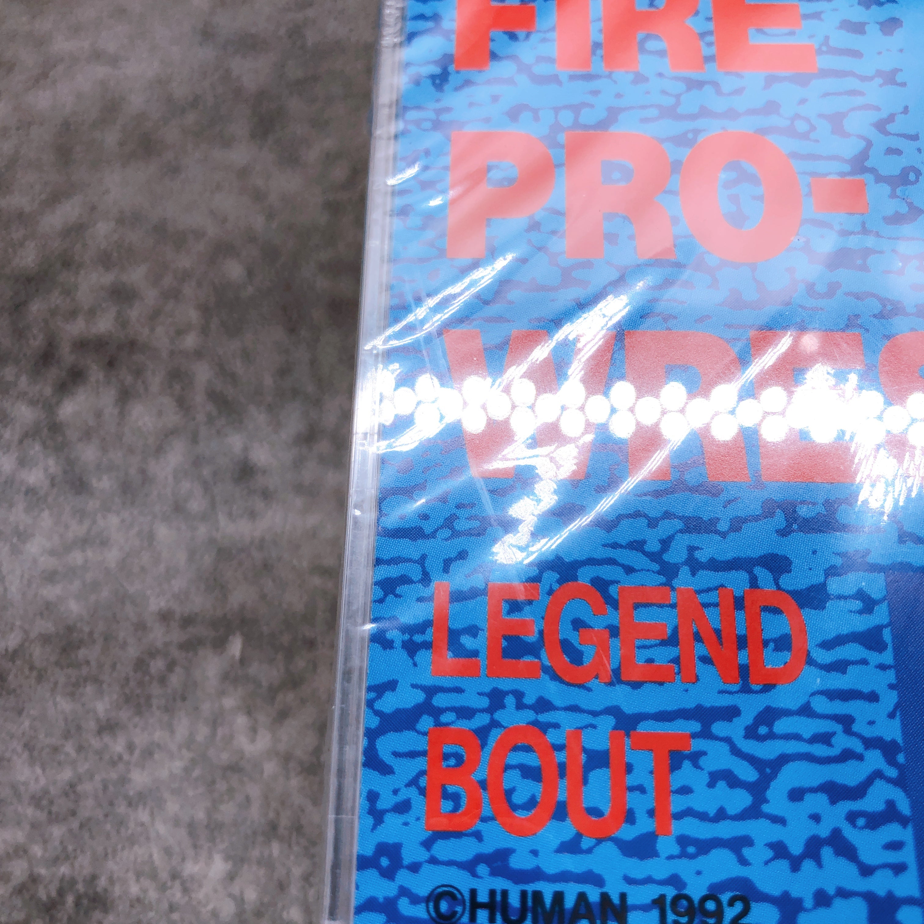 PC Engine Hu Card Fire Pro Wrestling 3 Legend Bout Fighting Game Japan Sealed