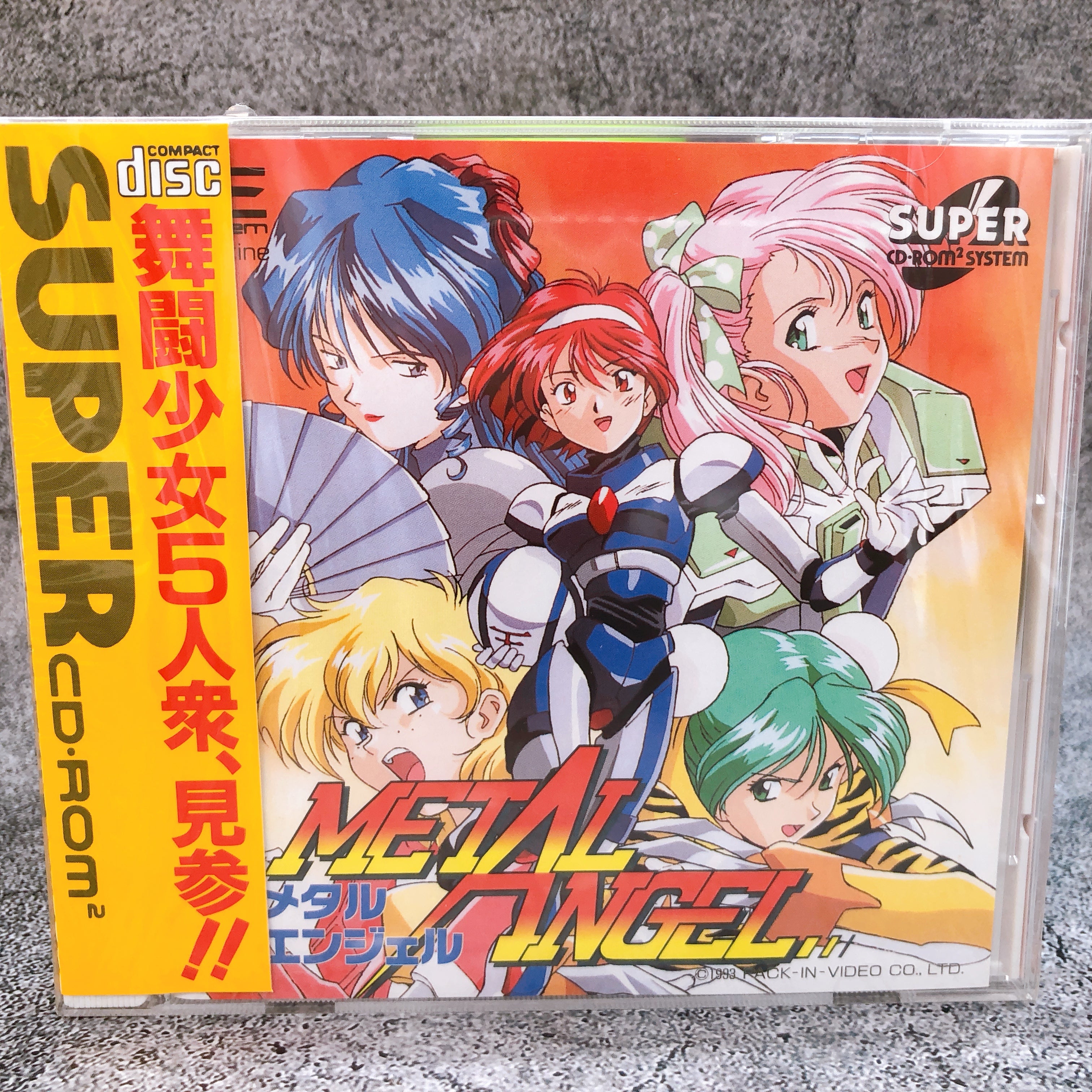 PC Engine METAL ANGEL SUPER CD ROM SCD Retro Pack In Video Japan Game Sealed New