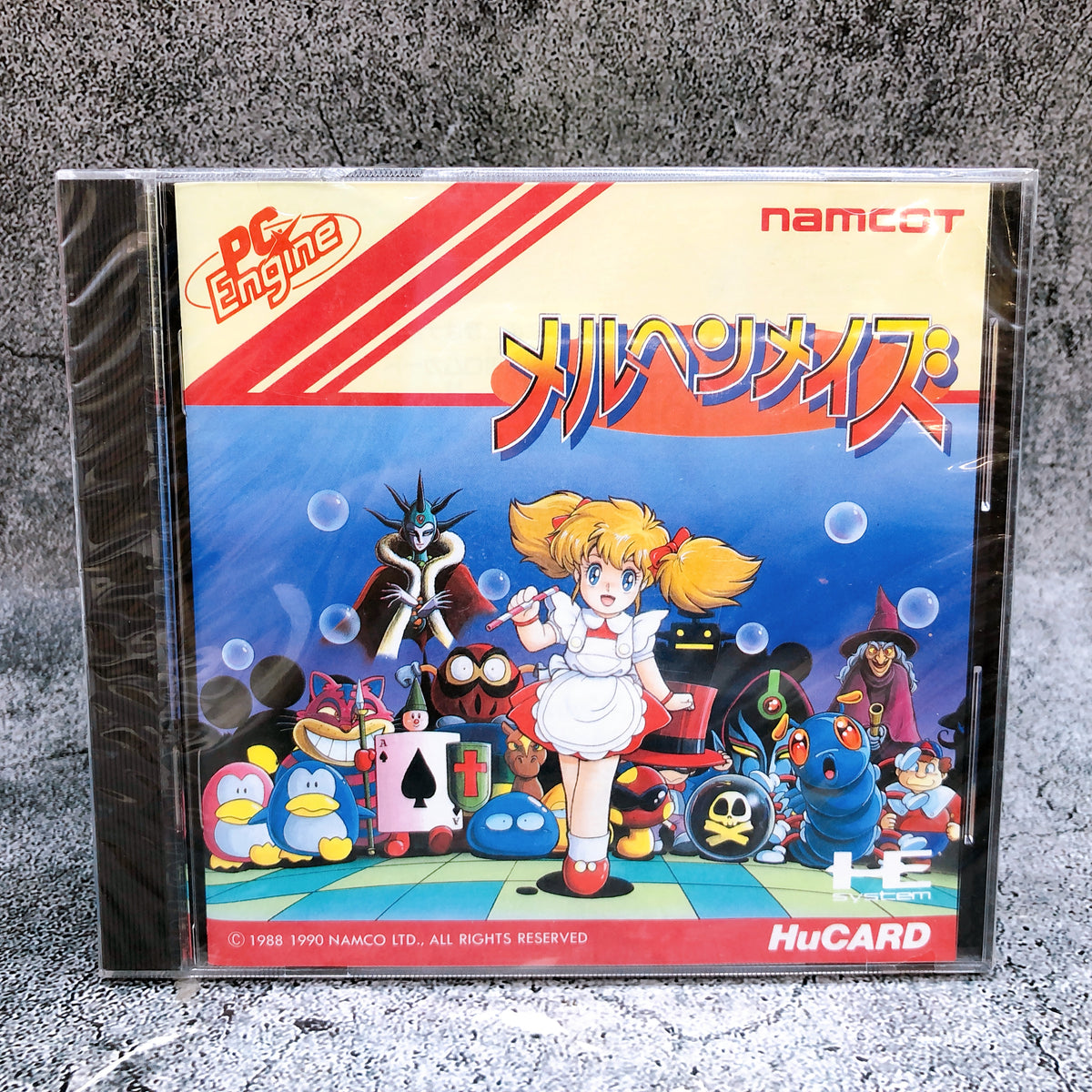 PC Engine Marchen Maze HuCARD PCE Action Shooting Game Namco Japan NEW AUTHENTIC