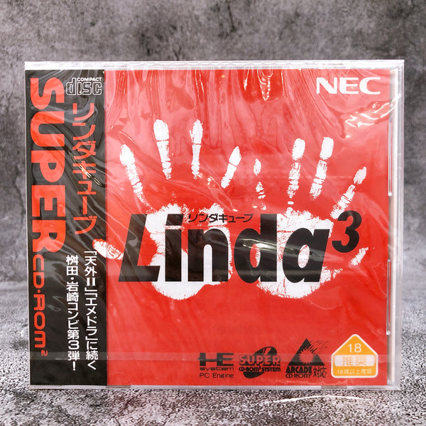 PC Engine LINDA CUBE 3 SUPER CD ROM SCD NEC Japan Game Sealed New