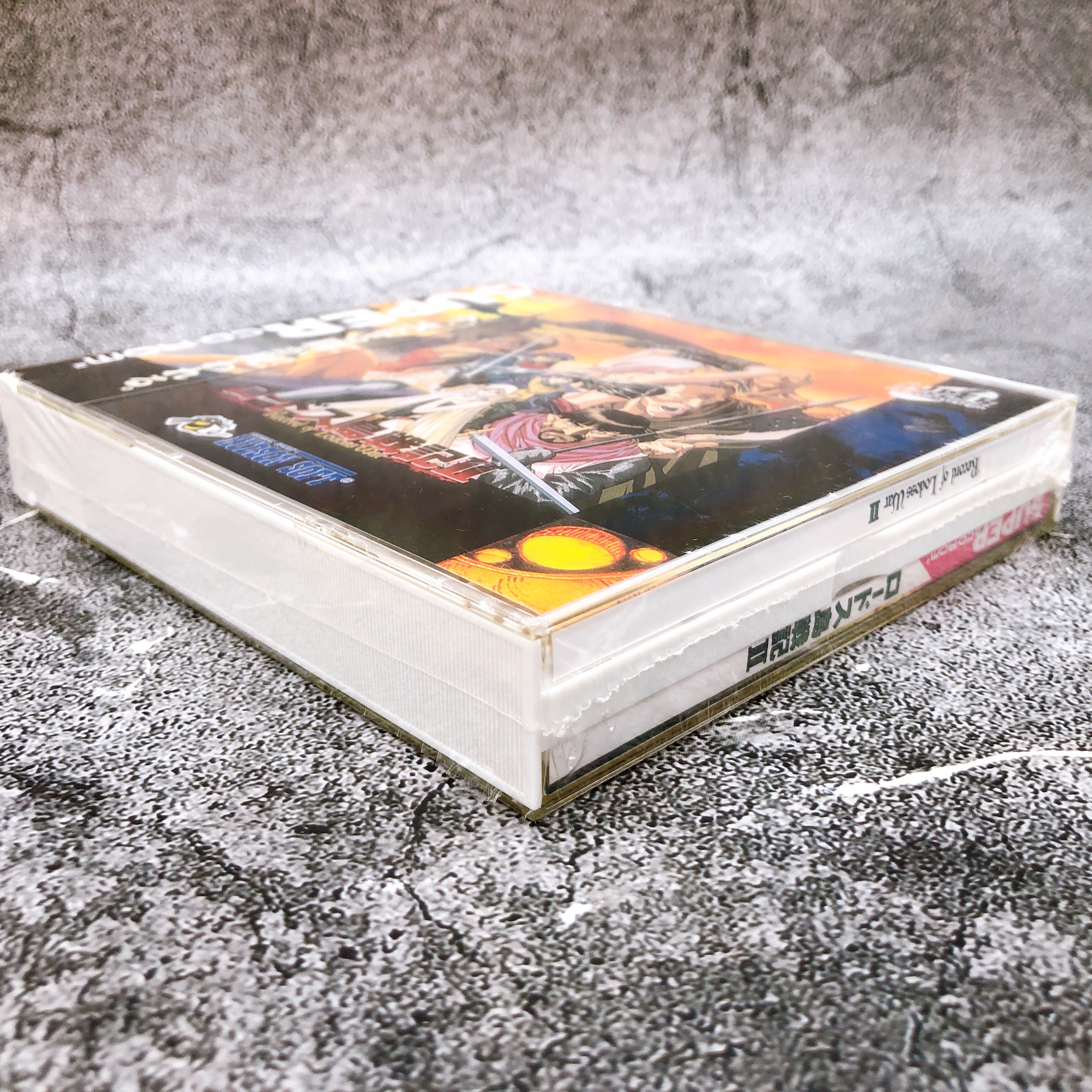 PC Engine Record of Lodoss War II 2 SUPER CD ROM SCD Hudson Game Seale