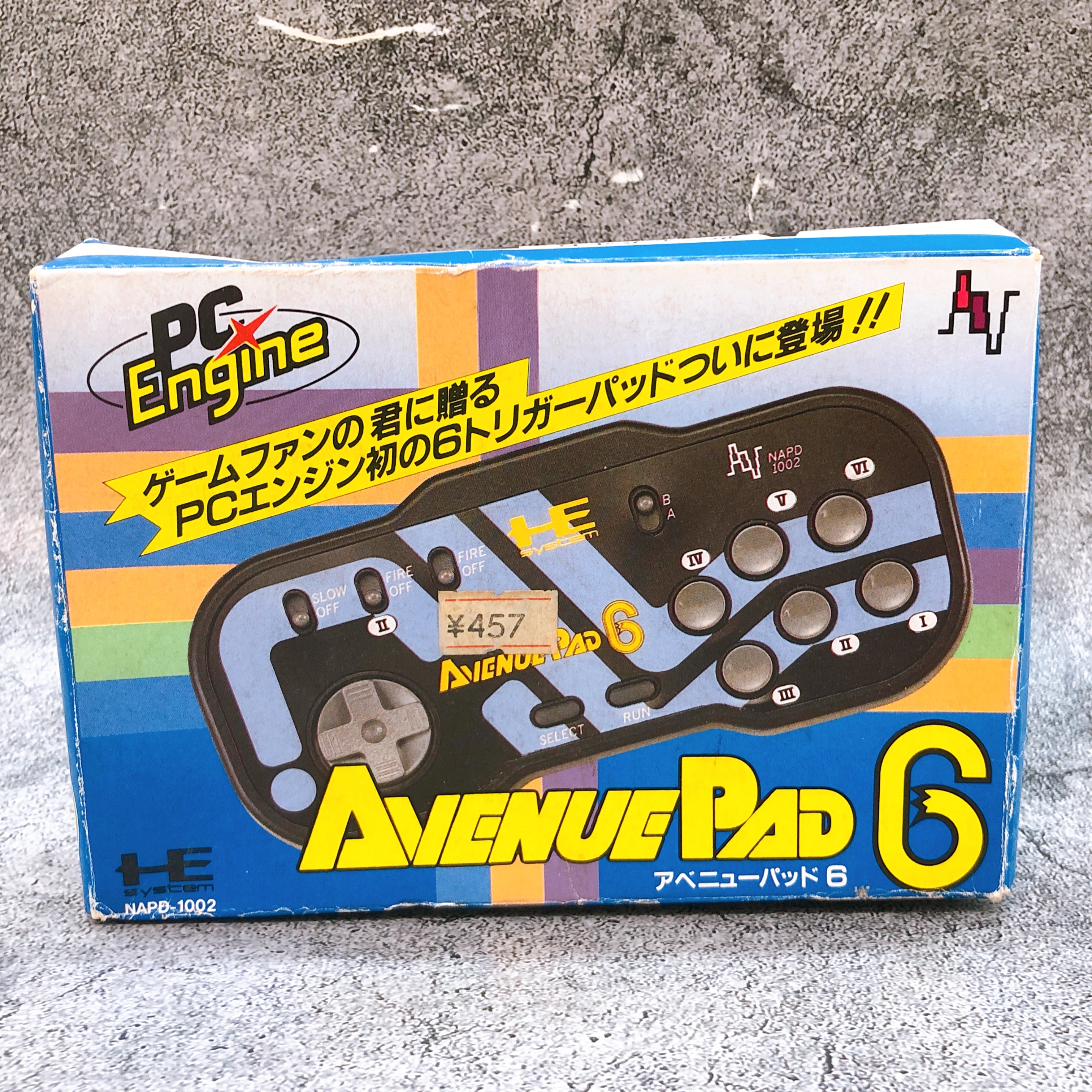 PC Engine Avenue Pad 6 NAPD-1002 NEC Japan Retro Game Controller