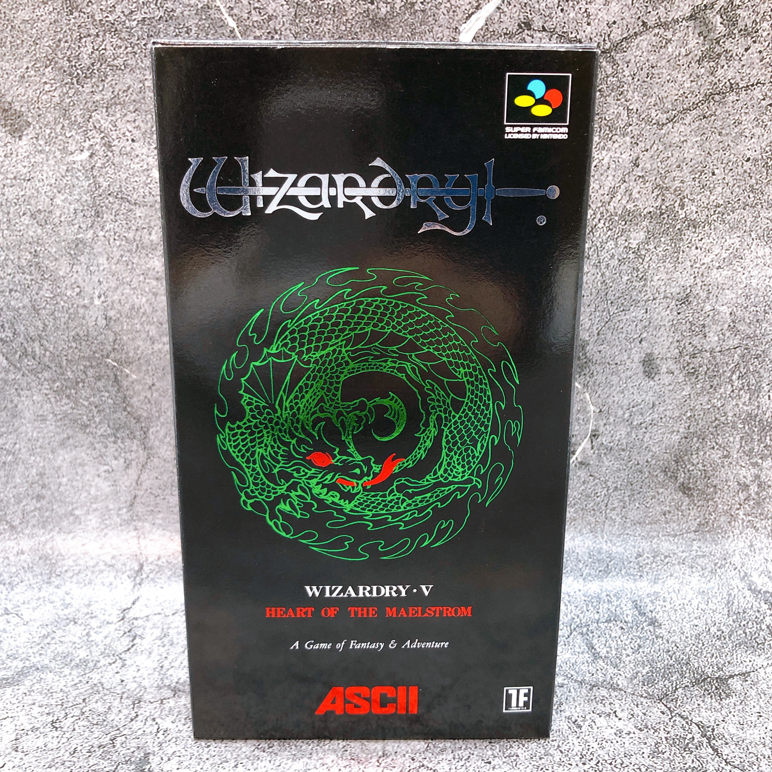 Nintendo Super Famicom Wizardry V Heart of the Maelstrom Japan SFC Game in Stock