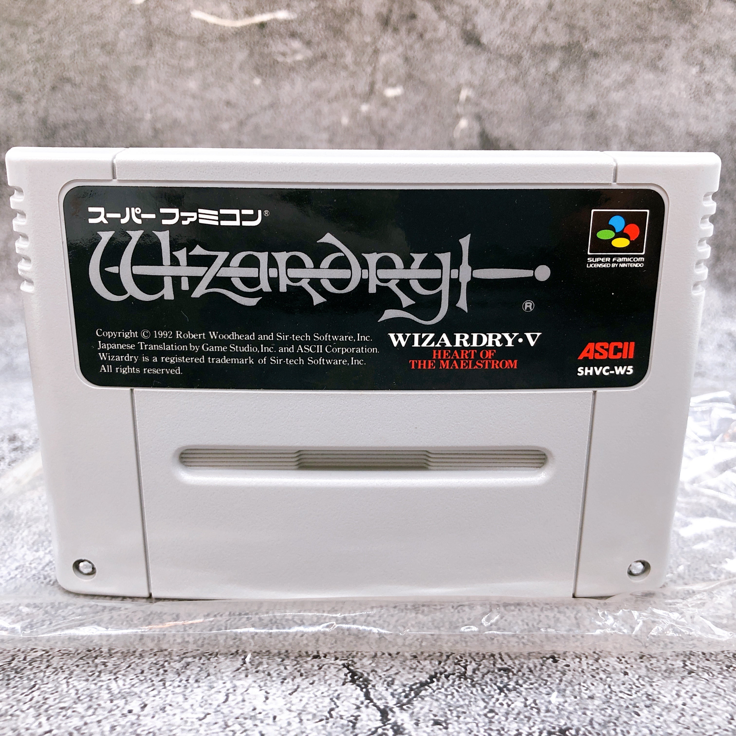 Nintendo Super Famicom Wizardry V Heart of the Maelstrom Japan SFC Game in Stock