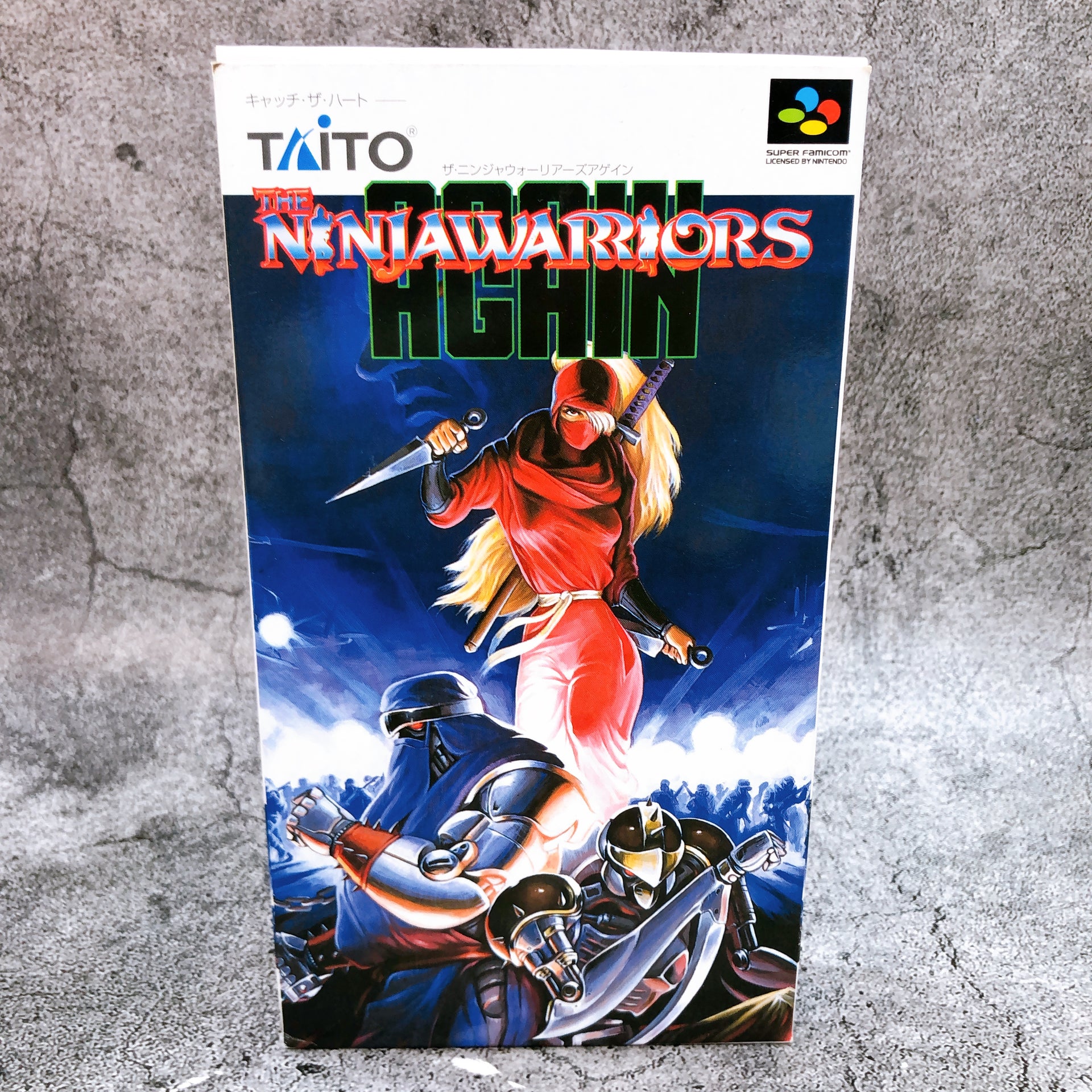 Nintendo Super Famicom Ninja Warriors Again Taito Japan SNES SFC Game