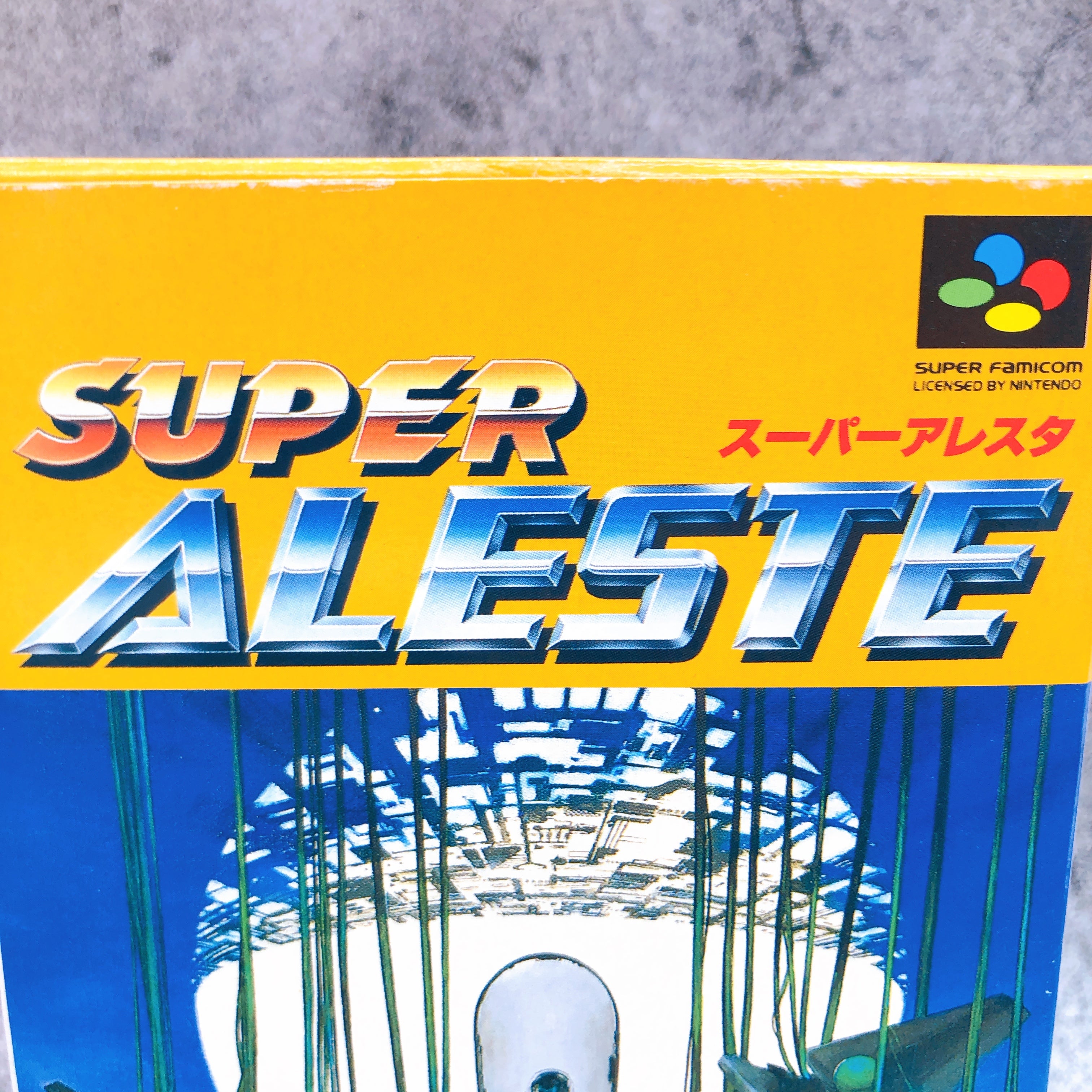 Nintendo Super Famicom Super Aleste Toho Japan Shooting SNES SFC Game in Stock