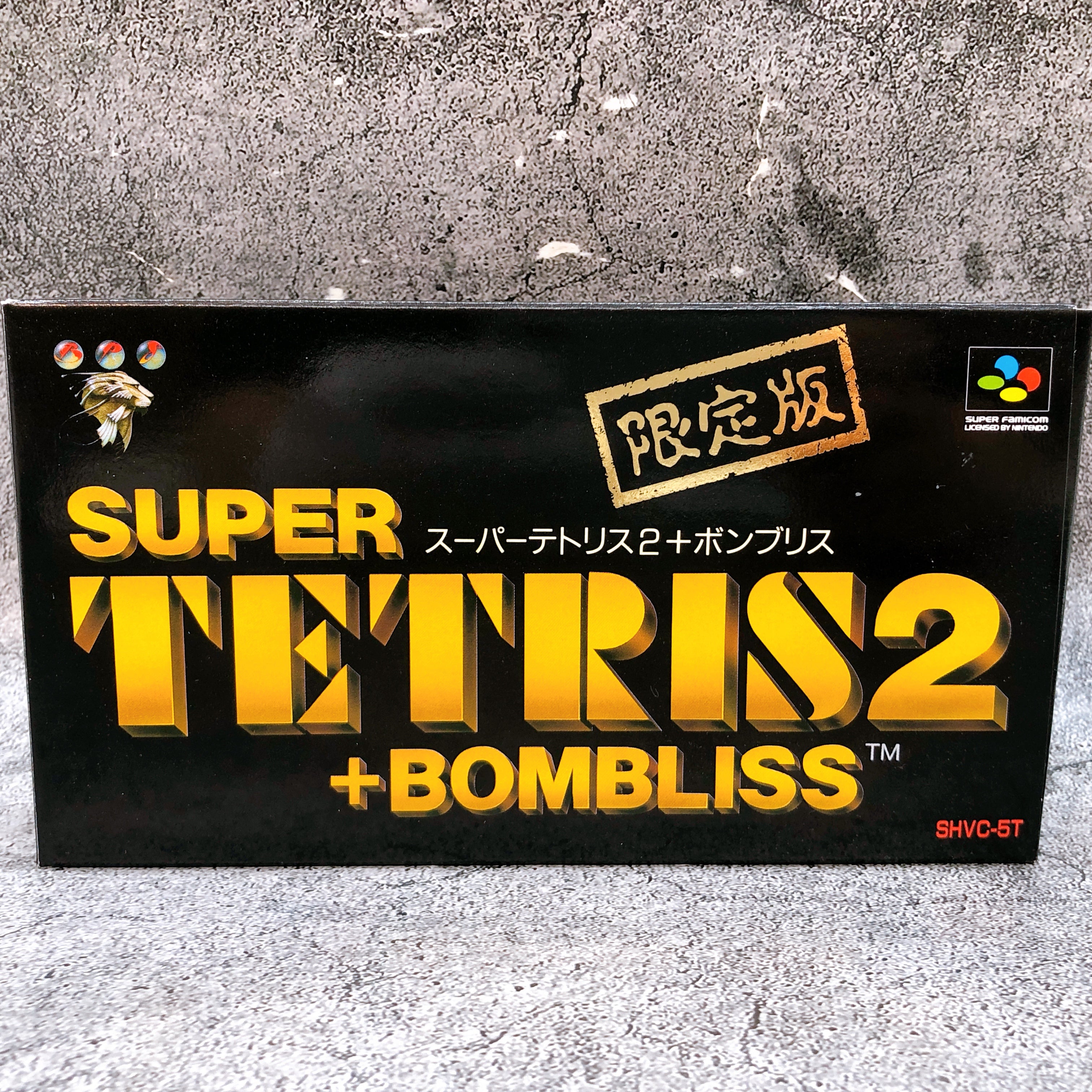 Nintendo Super Famicom SUPER TETRIS 2 + BOMBLISS Limited SNES SFC Game in Stock