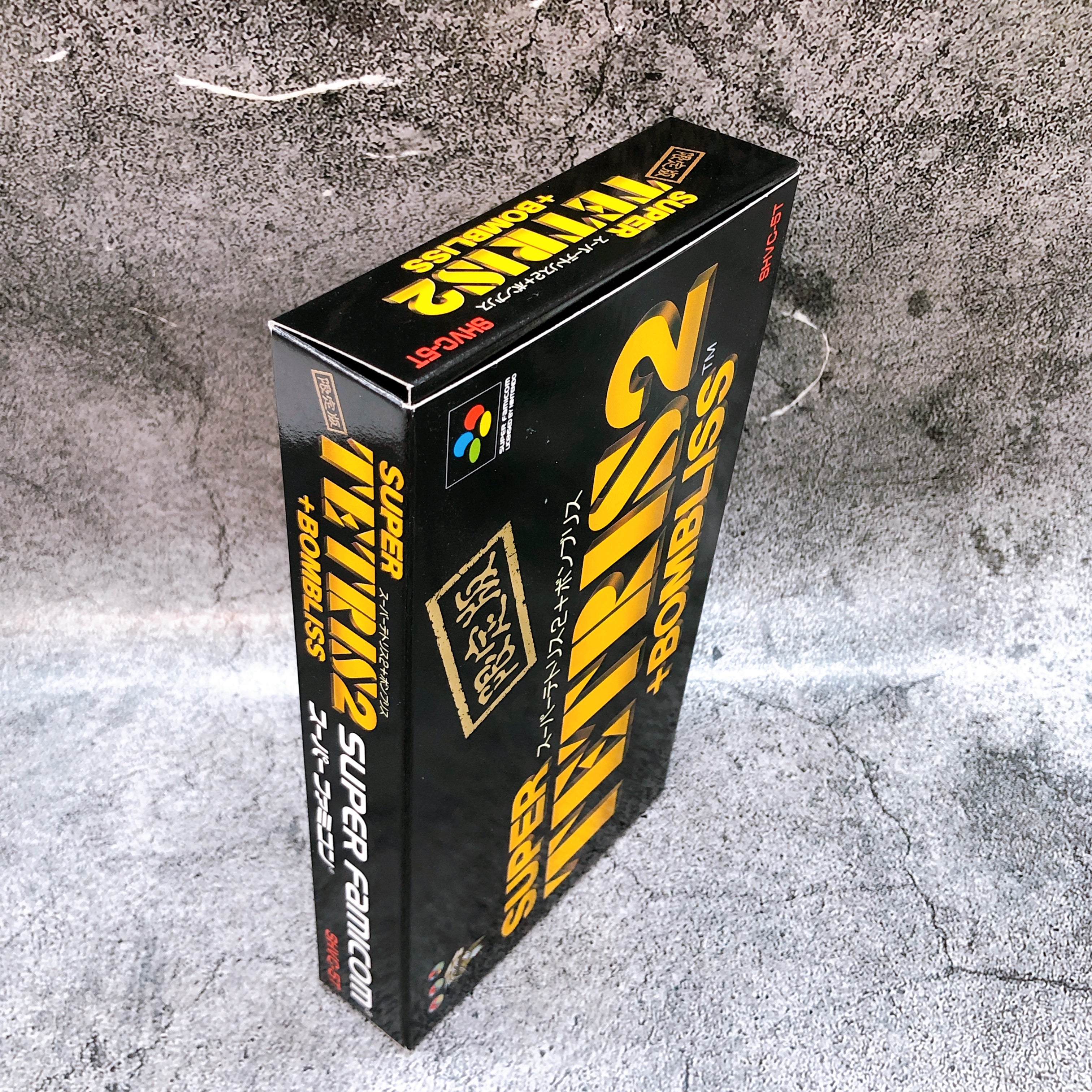 Nintendo Super Famicom SUPER TETRIS 2 + BOMBLISS Limited SNES SFC Game in Stock