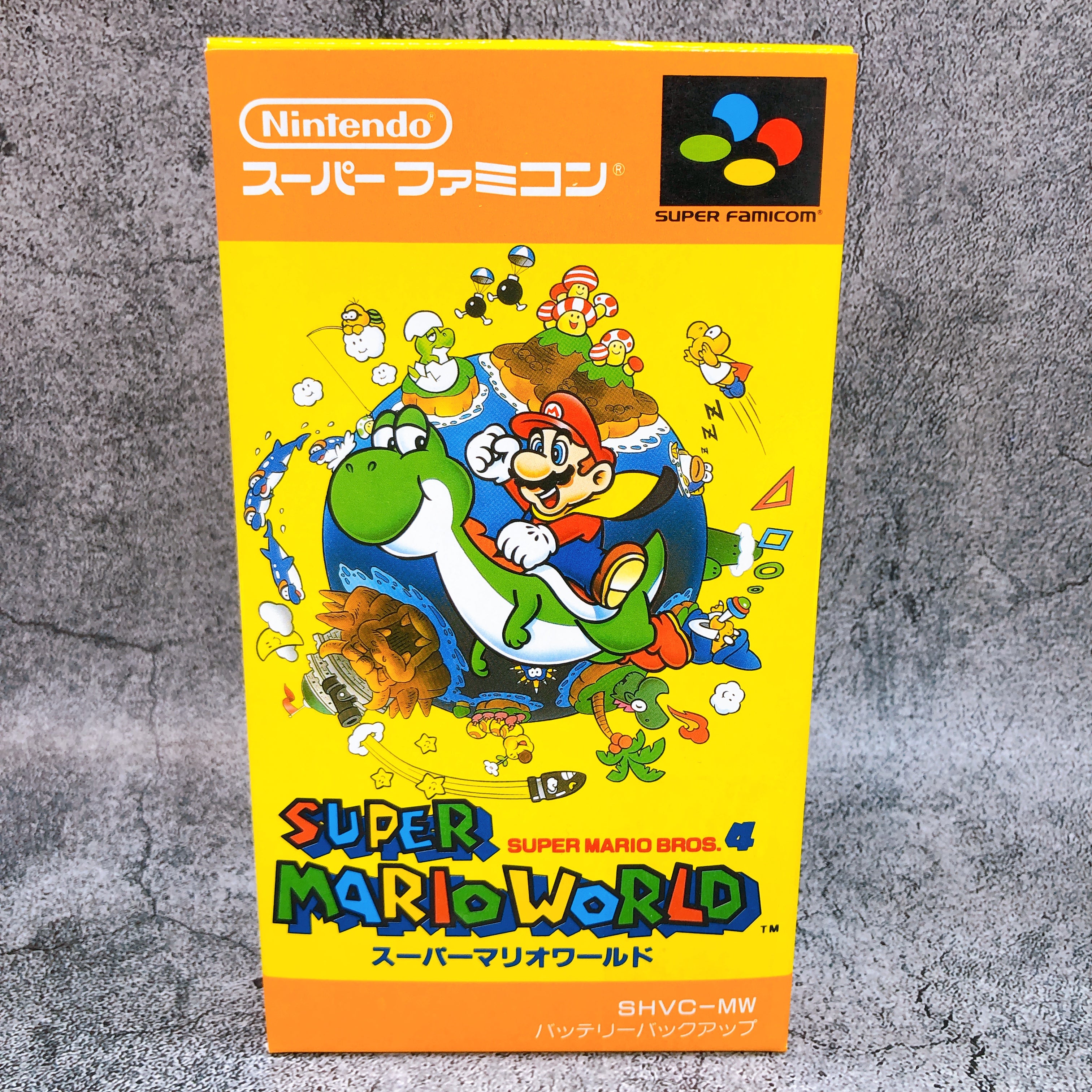 Nintendo Super Famicom Super Mario World Japan SNES SFC Game in Stock