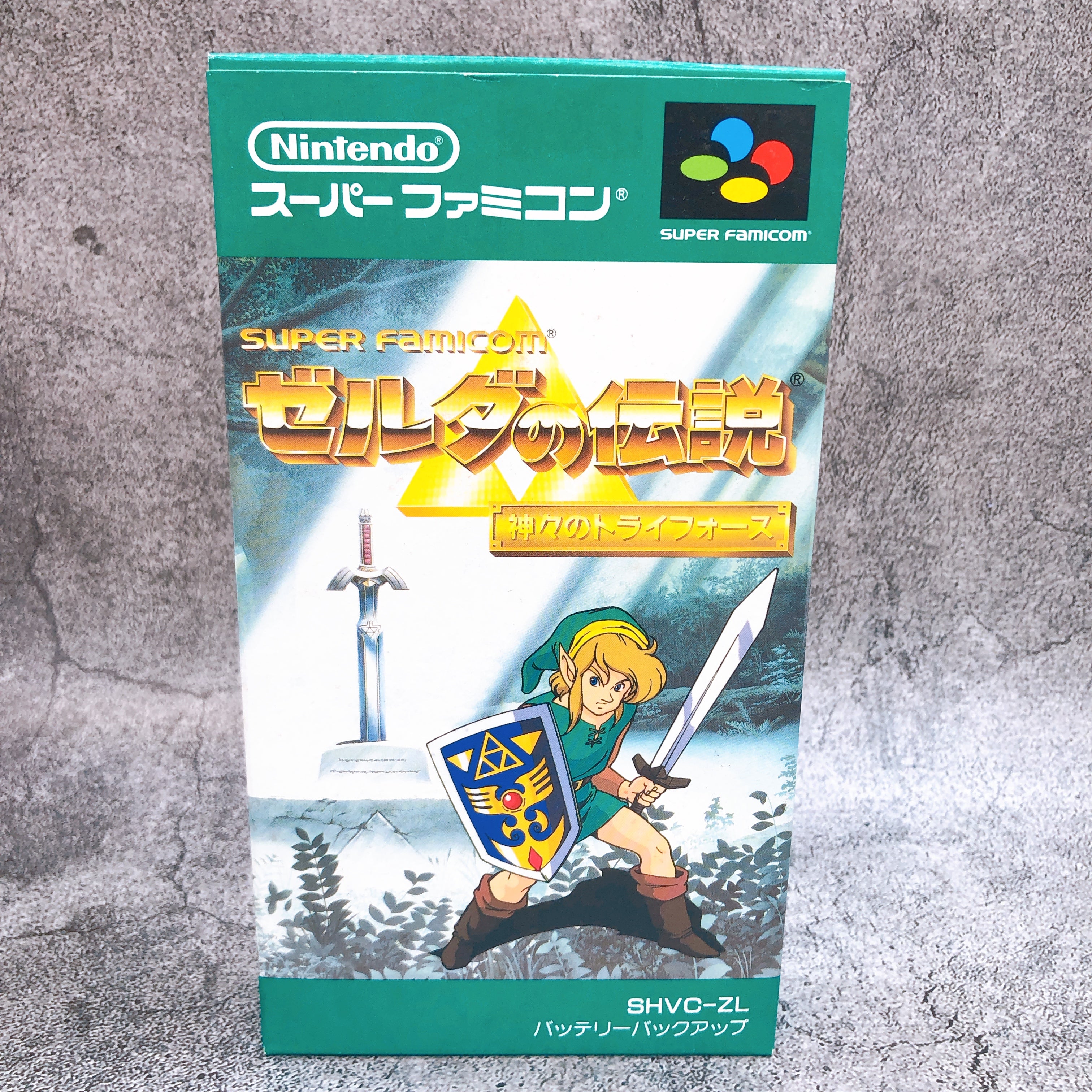 Nintendo Super Famicom The Legend of Zelda Triforce Japan SNES SFC Game in Stock